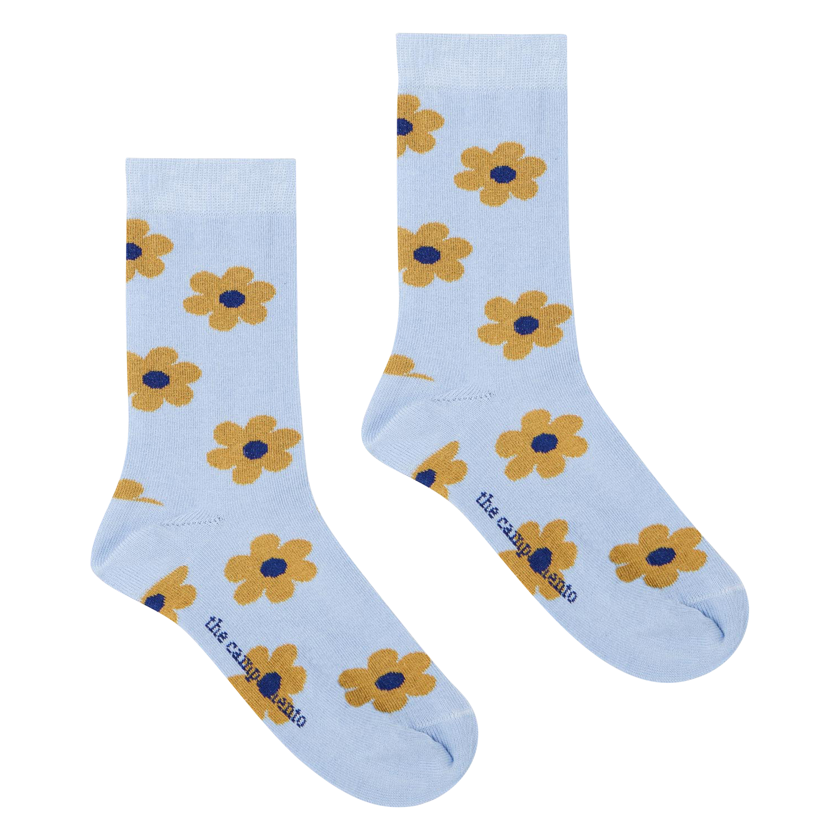 Chaussettes jacquard en coton mélangé  THE CAMPAMENTO Bleu