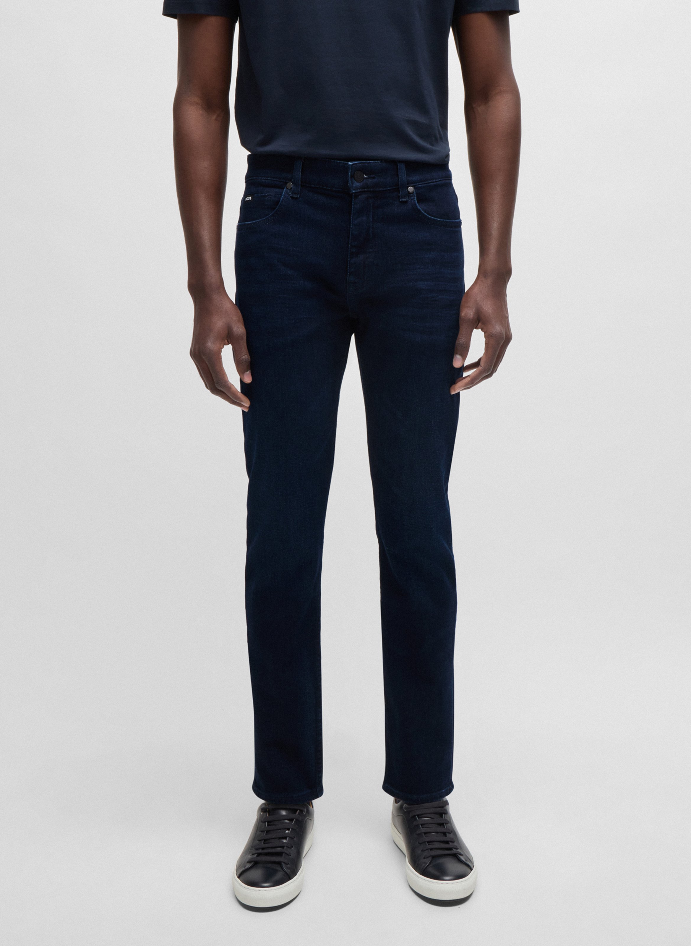 Slim-fit cotton blend jeans BOSS Blue