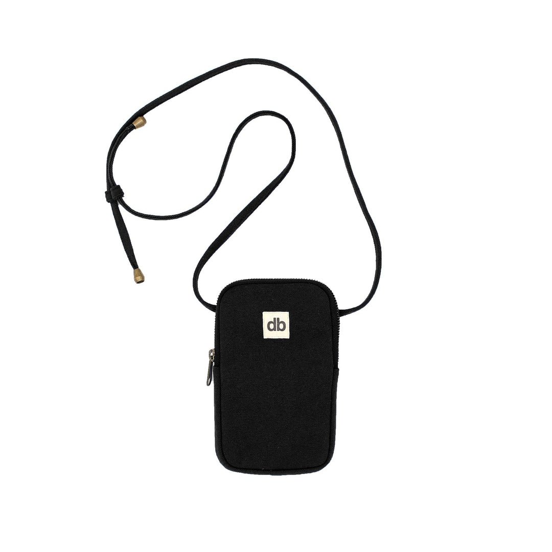 Cotton phone pouch HINDBAG Black