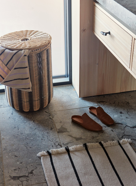 Organic cotton bath towel OYOY LIVING DESIGN White