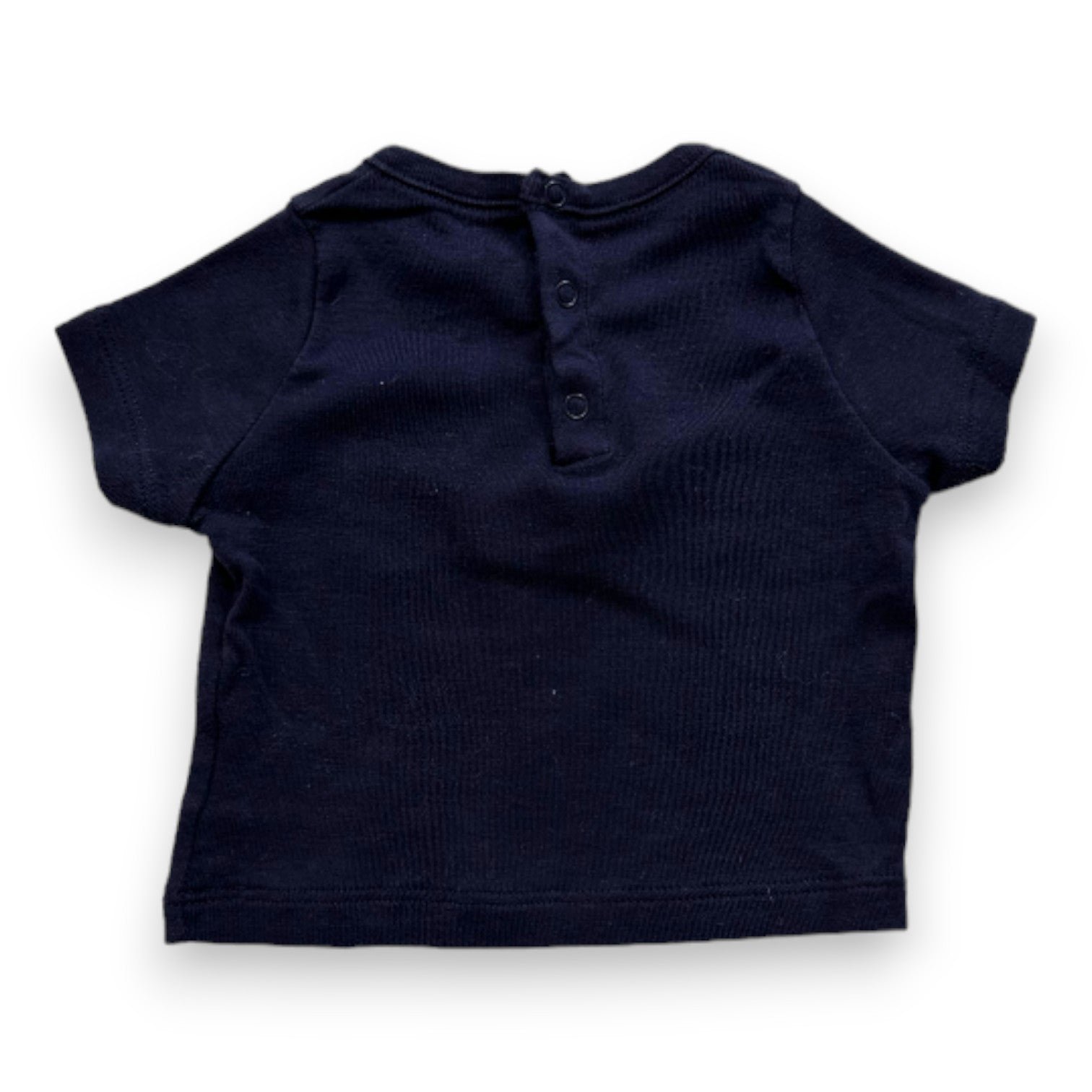 Blue Baby T-shirt - 3 months PETIT BATEAU - Seconde Main Blue