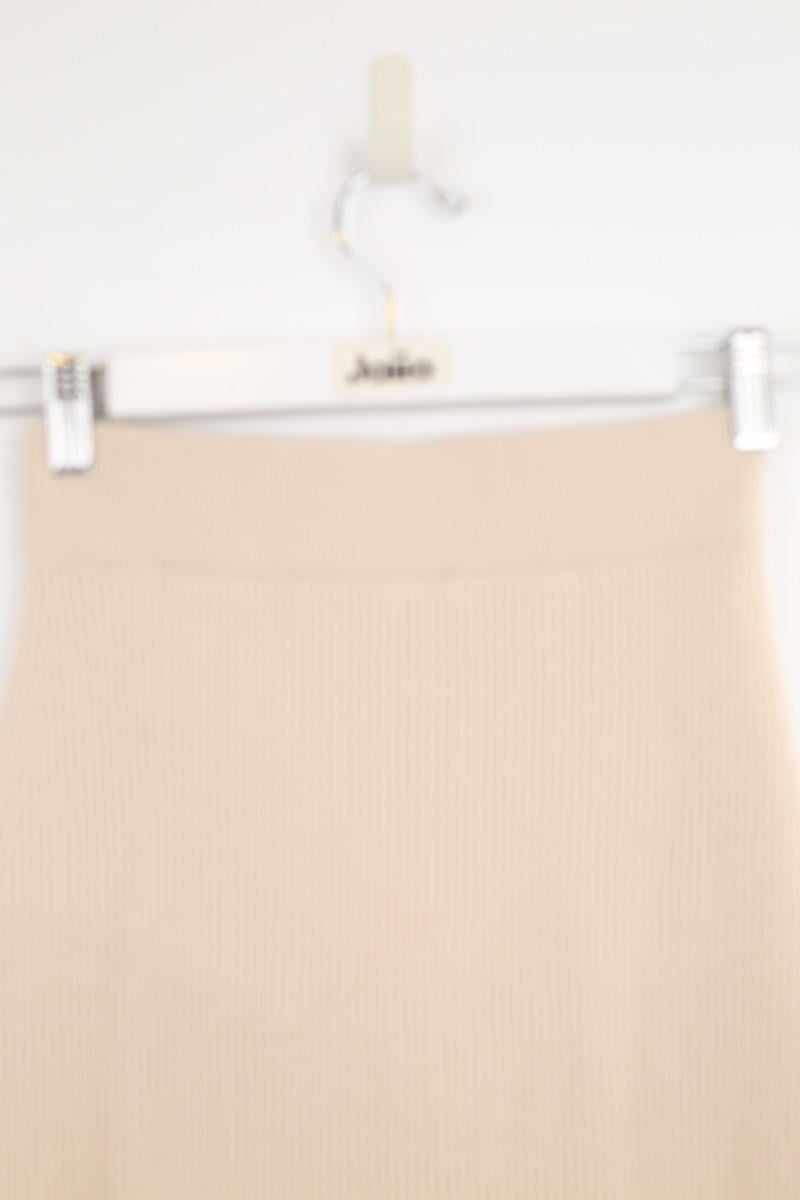 Wool skirt Beige