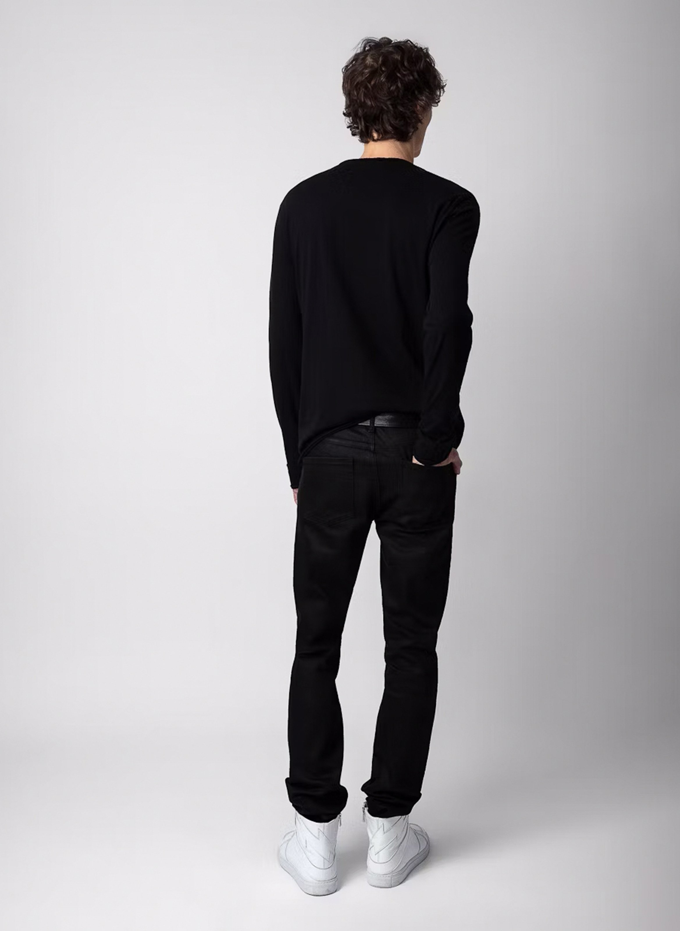 Tes-shirt droit en coton bio ZADIG&VOLTAIRE Noir