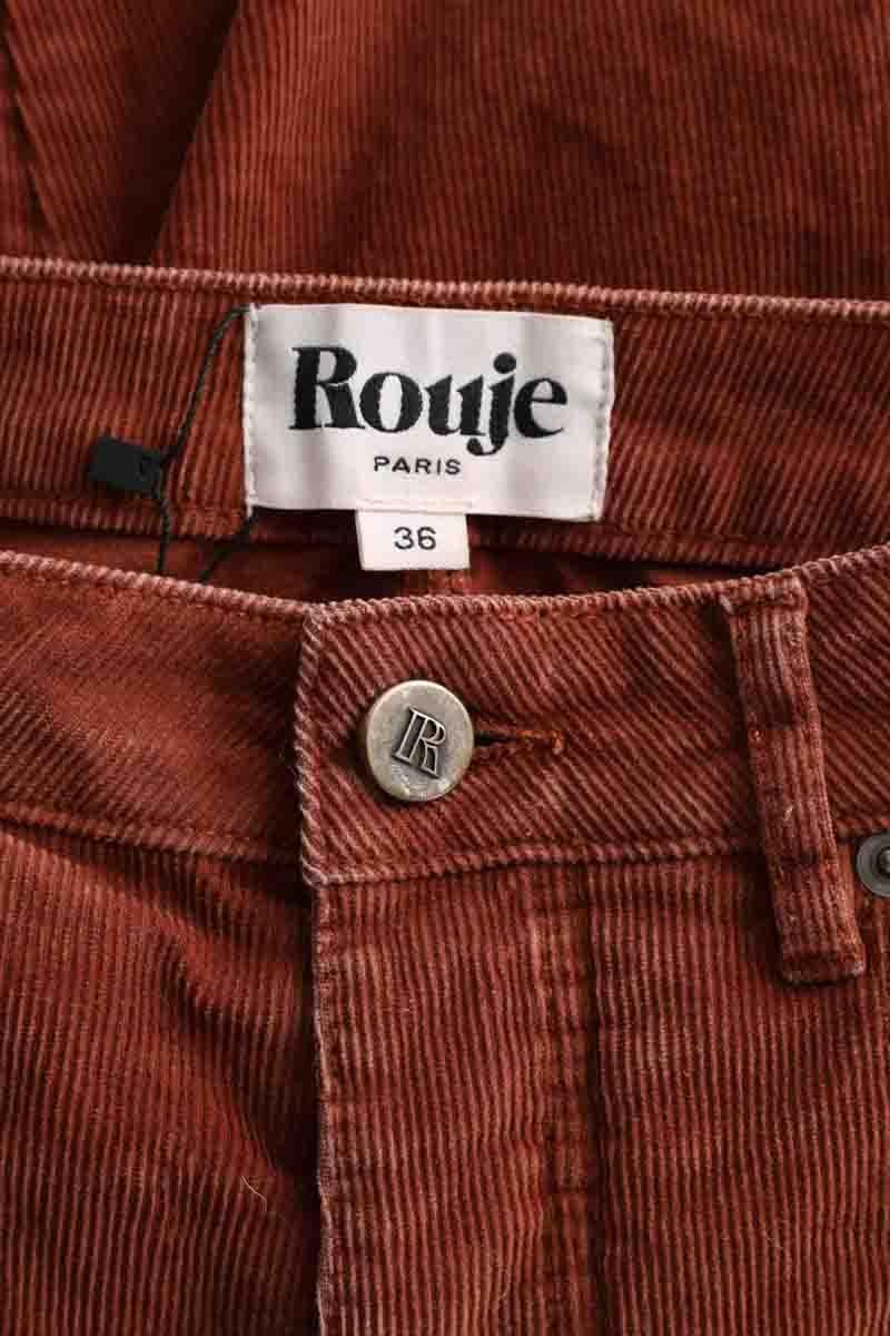 Slim-fit cotton cargo pants ROUJE - Seconde Main Brown