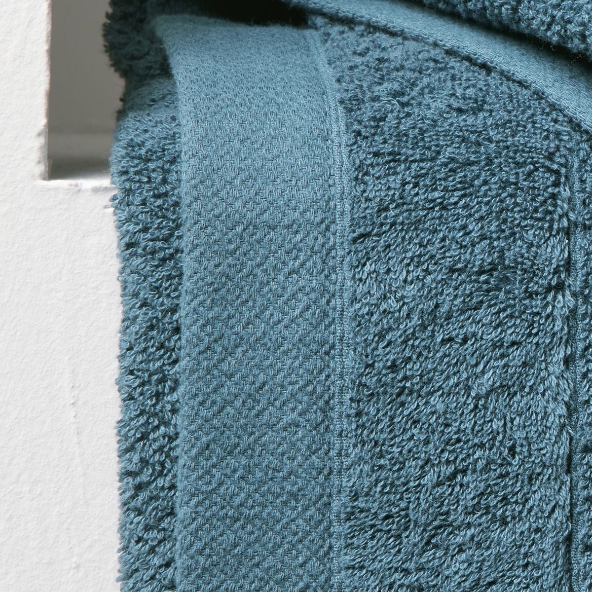 Solid color cotton bath towel TODAY LINGE DE MAISON Blue