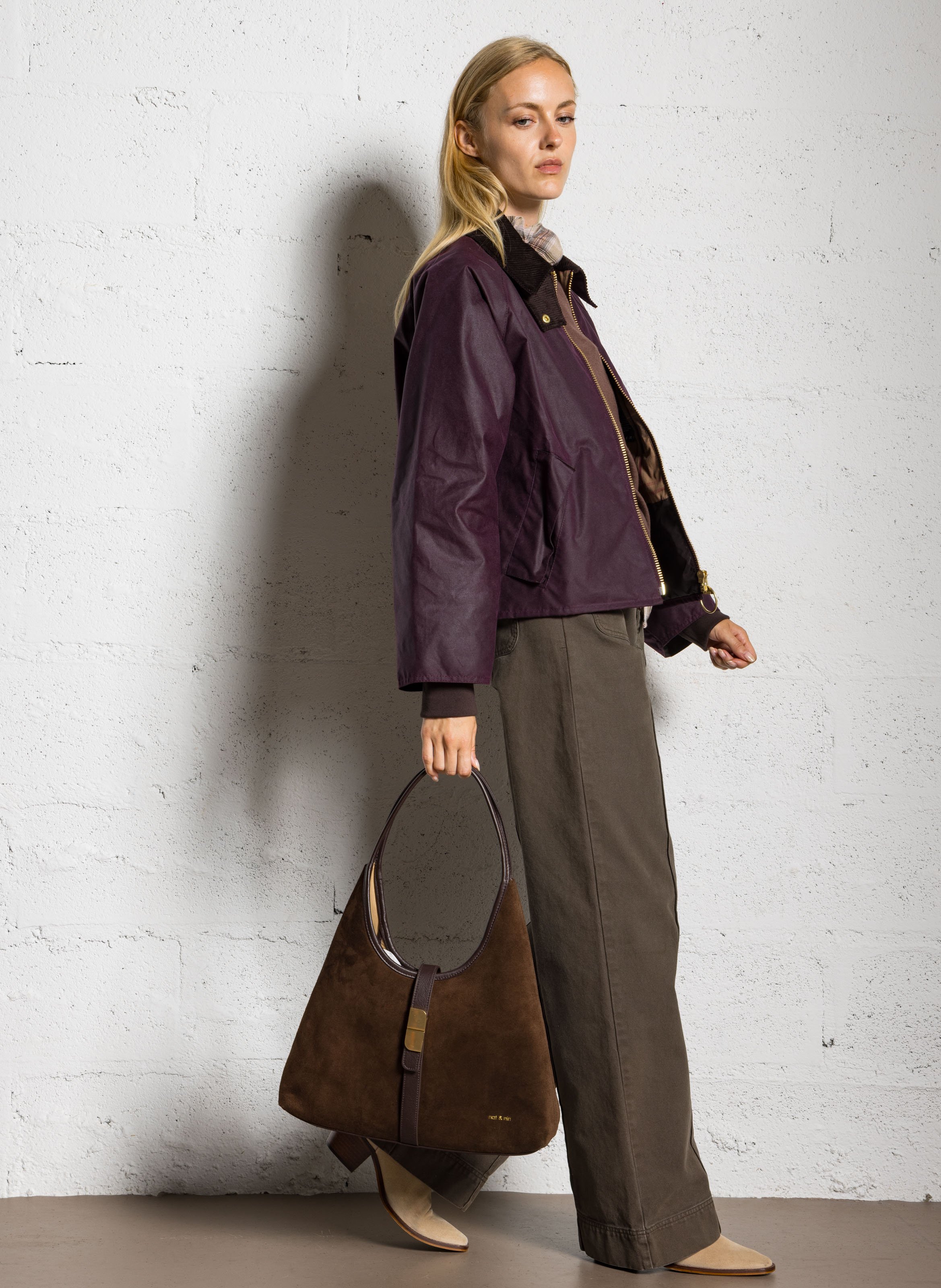 Capriccio - Hobo-Bag, aus Leder NAT & NIN Braun