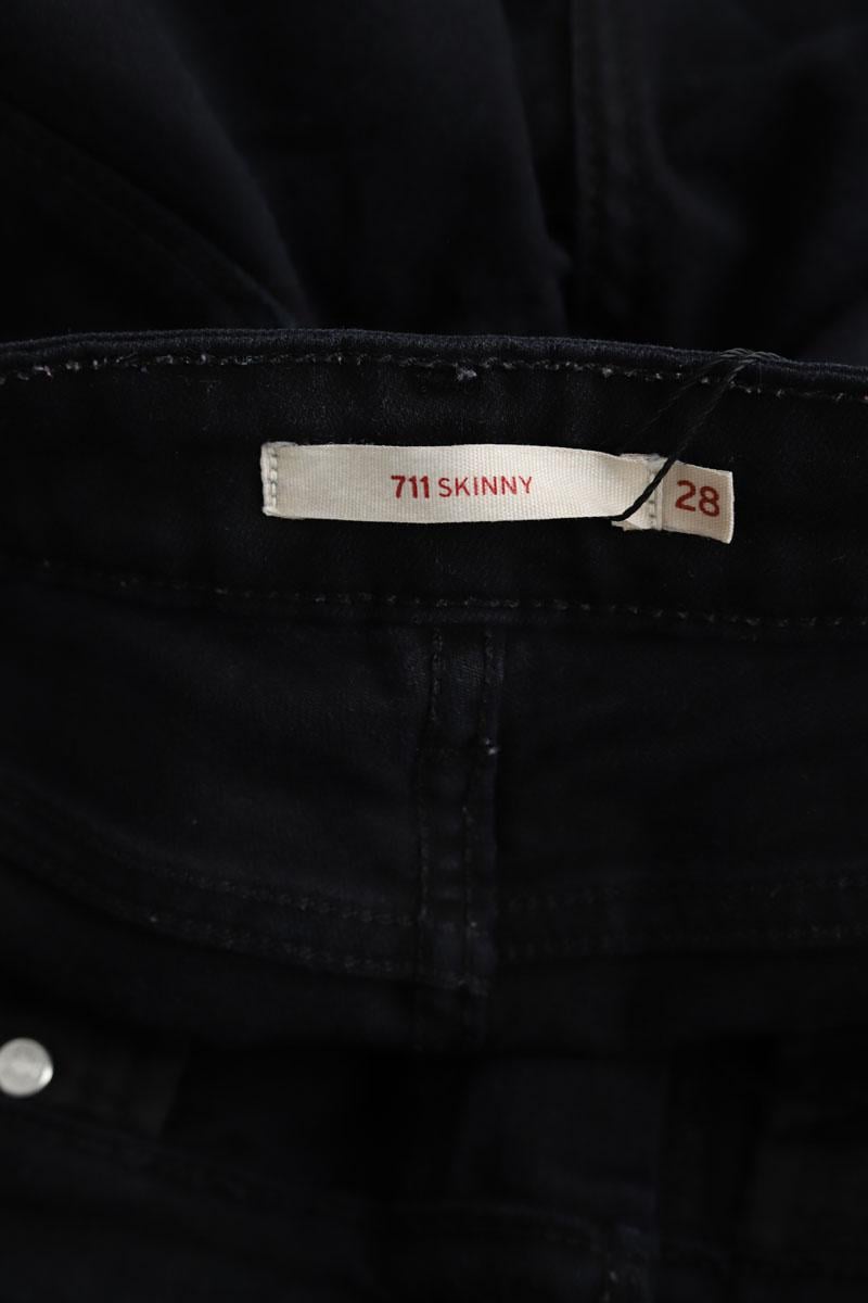 Cotton skinny jeans LEVI'S - Seconde main Black