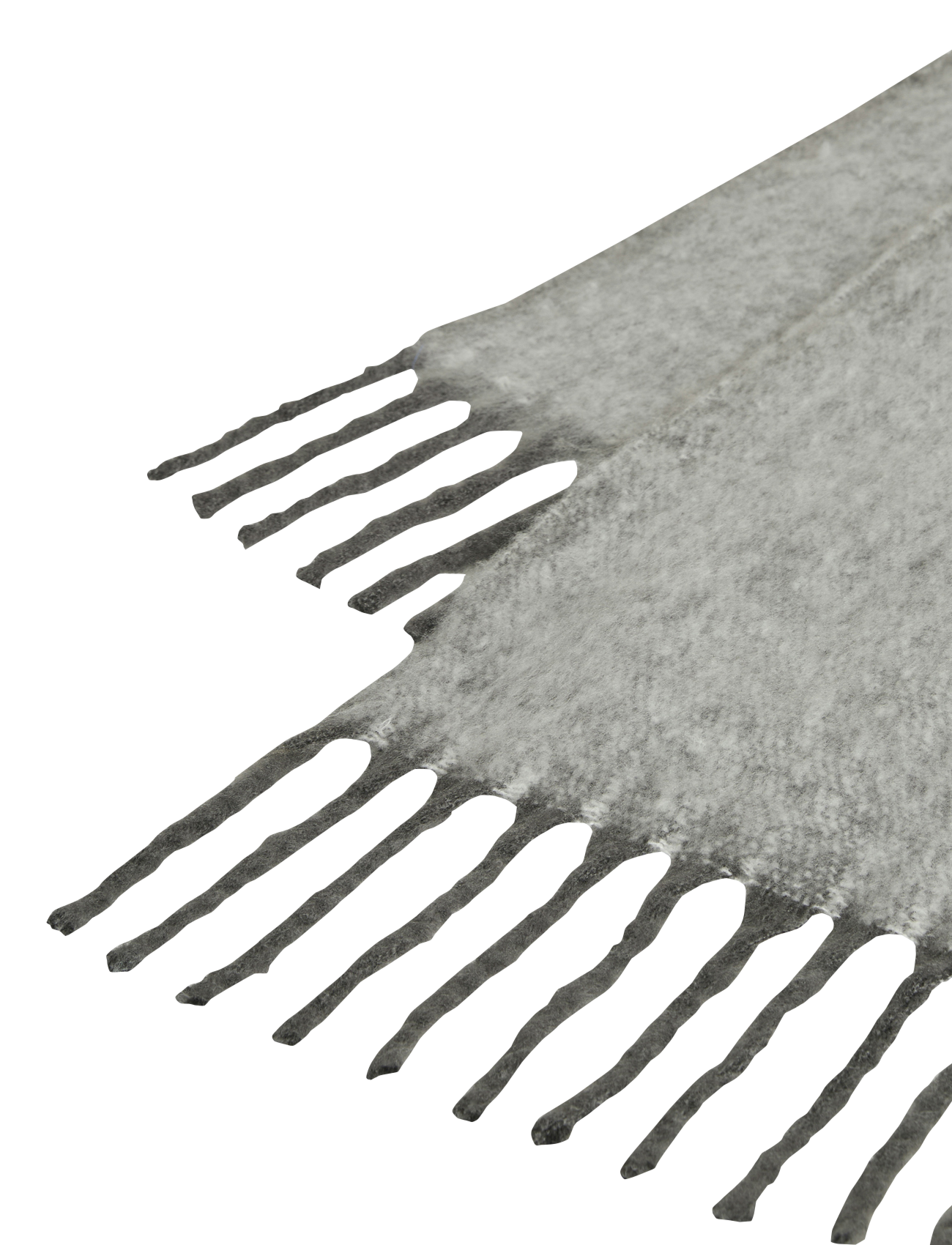 Einfarbiger Schal mit Fransen VILA Grau