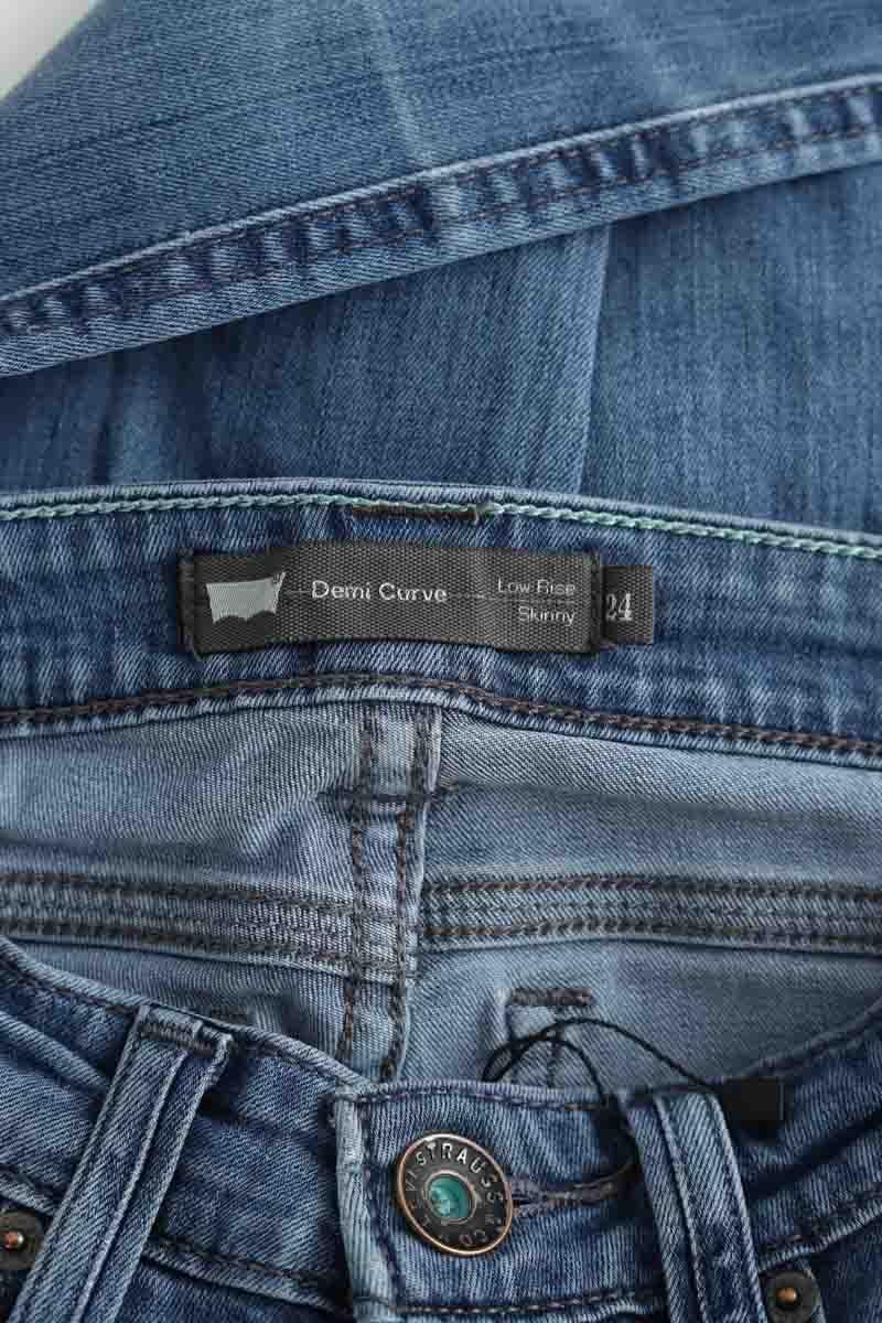 Cotton skinny jeans LEVI'S - Seconde main Blue