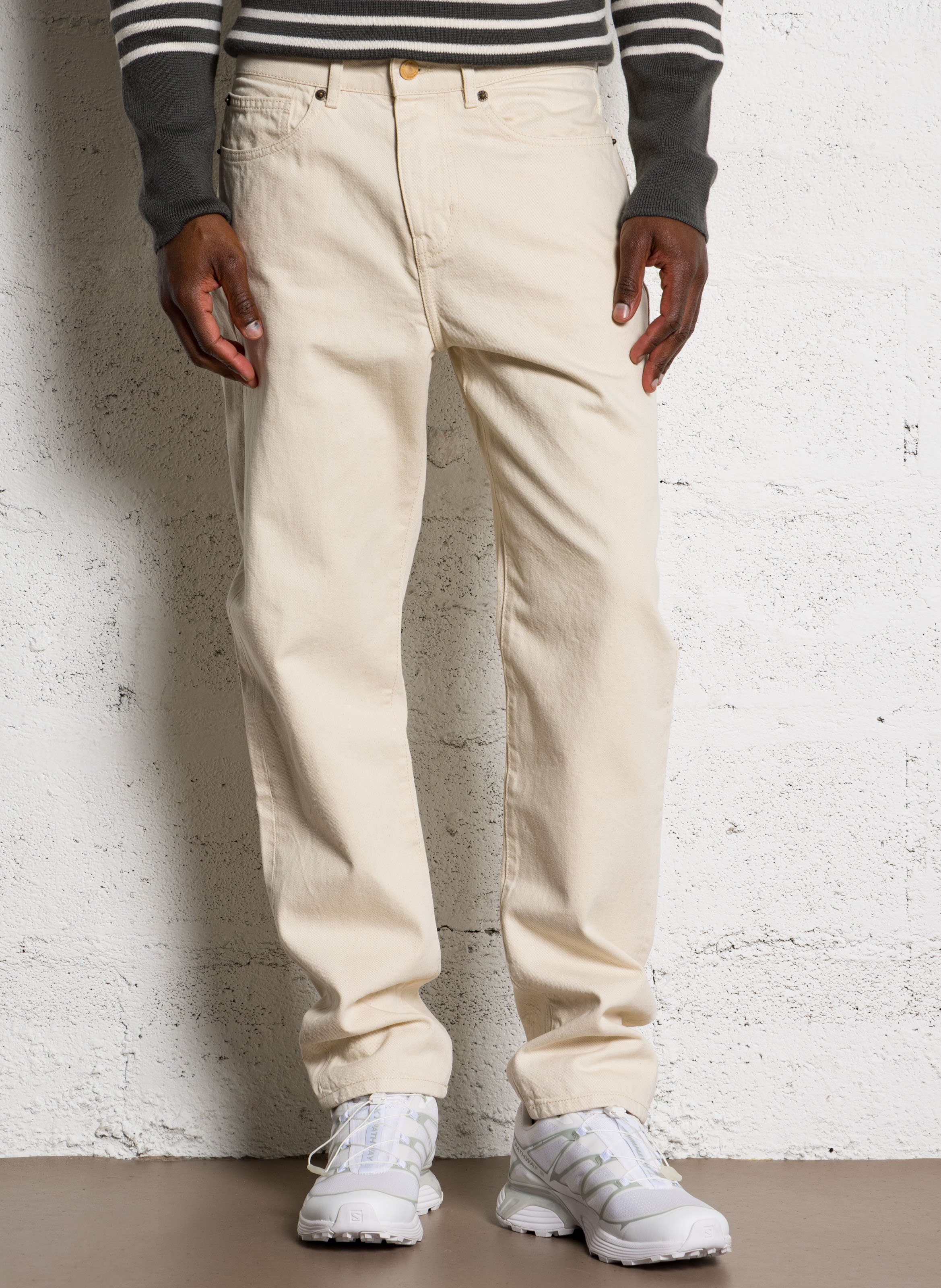 Cotton-blend straight jeans FAGUO