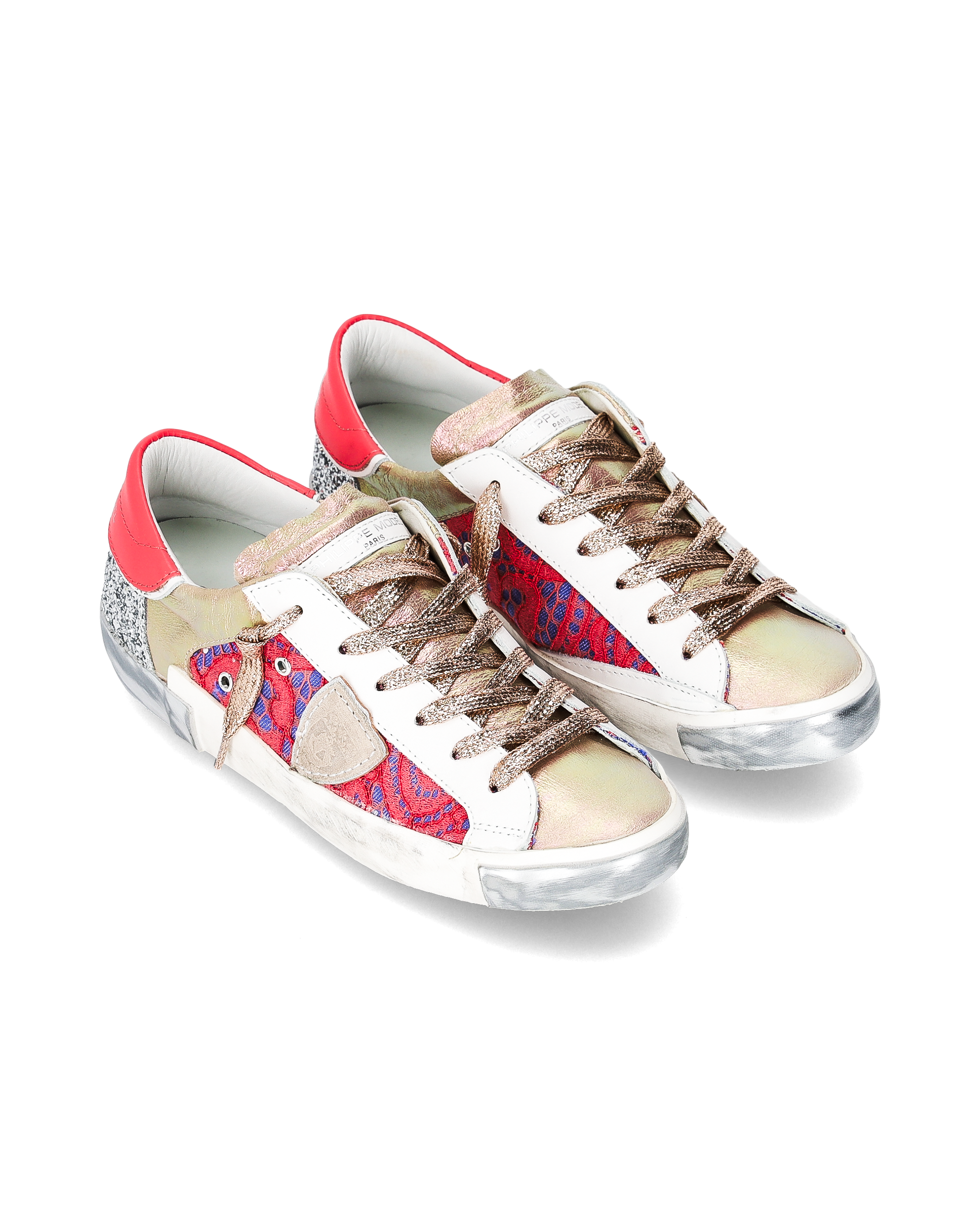Tennis sneakers. PHILIPPE MODEL Red