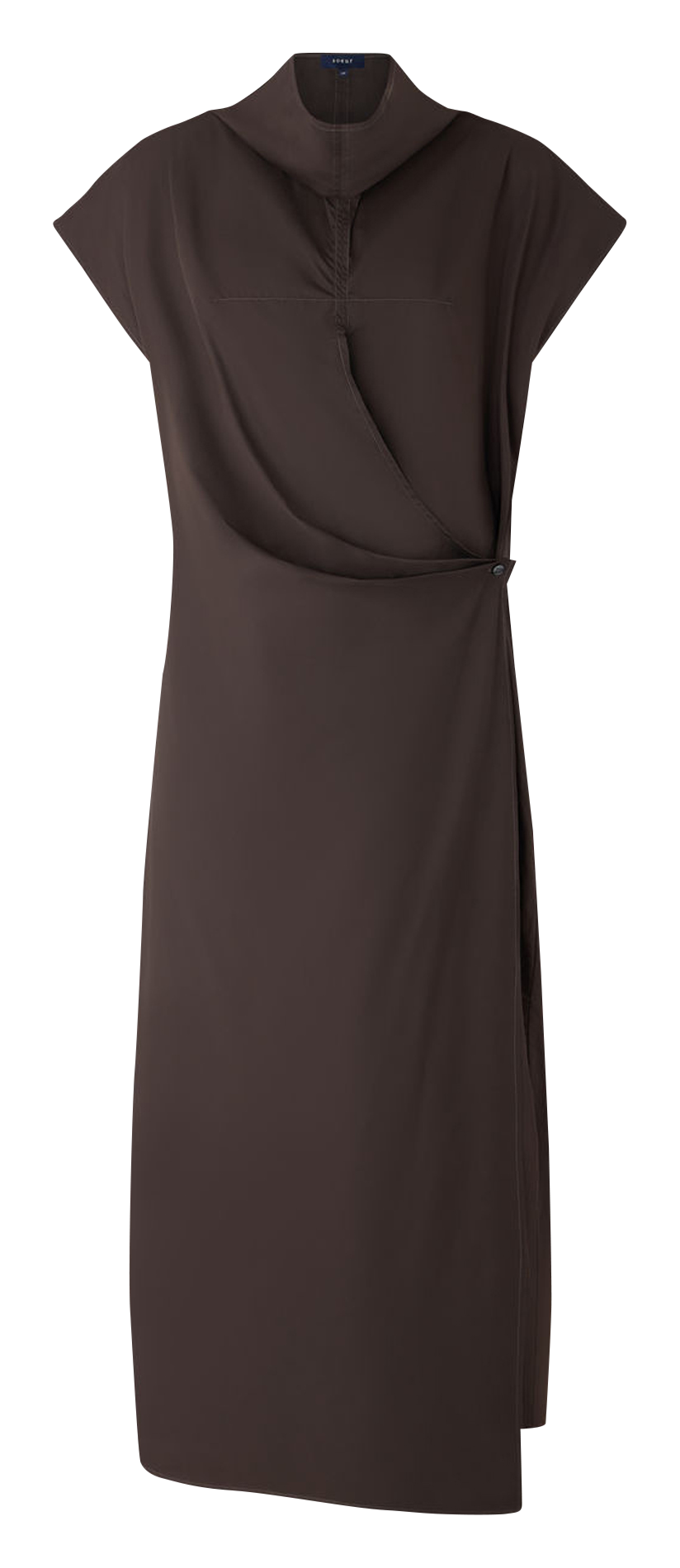 Solid wrap maxi dress SOEUR Brown