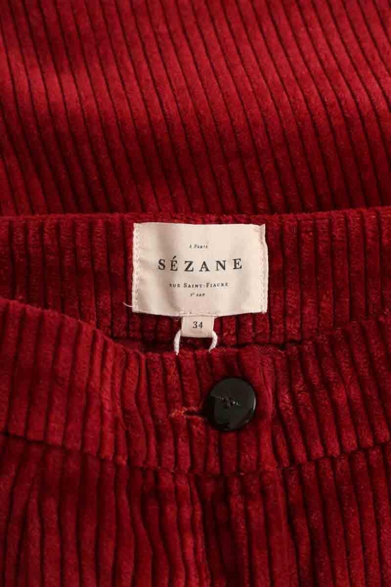 Carrot trousers SEZANE - Seconde main Red