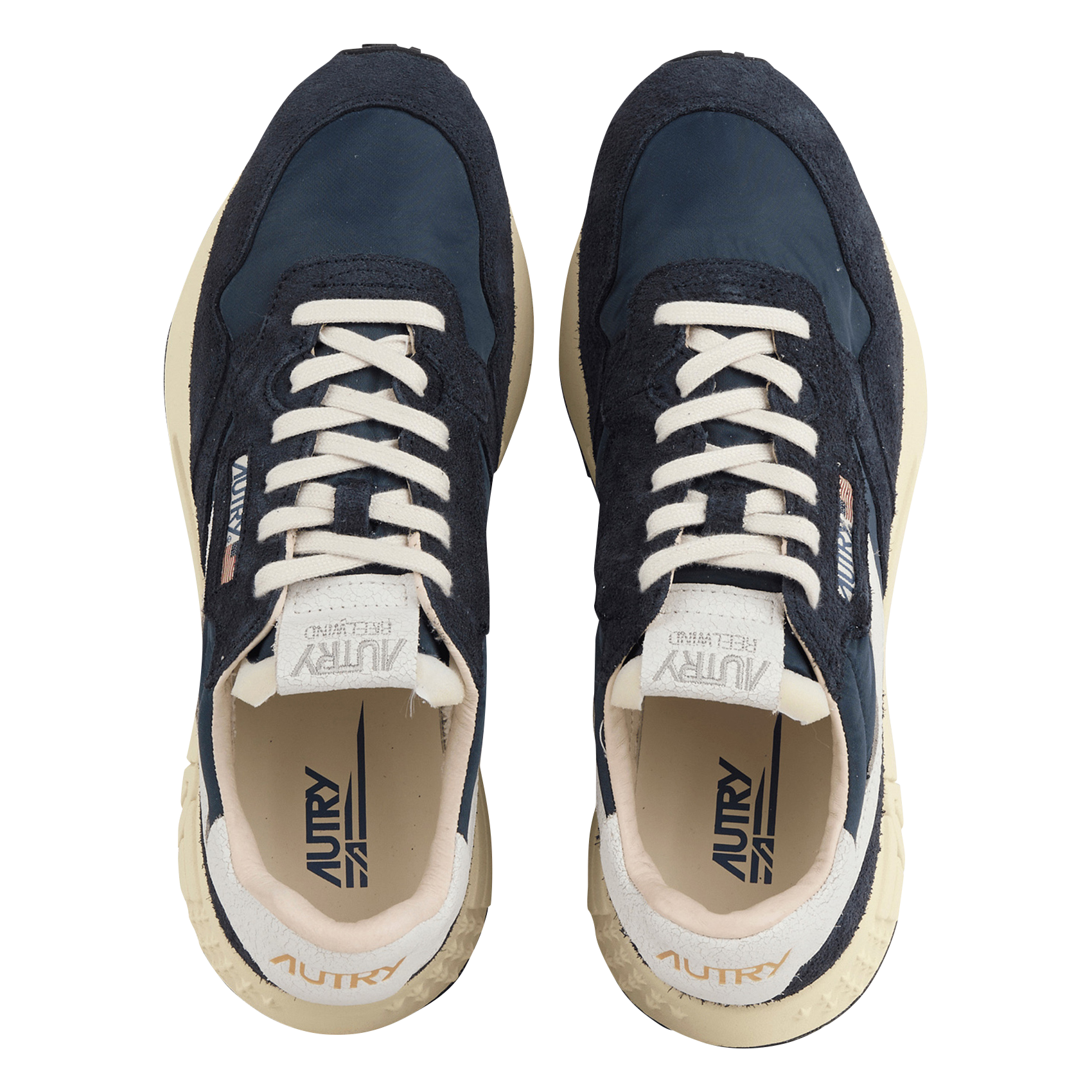 Baskets basses à lacets AUTRY Bleu