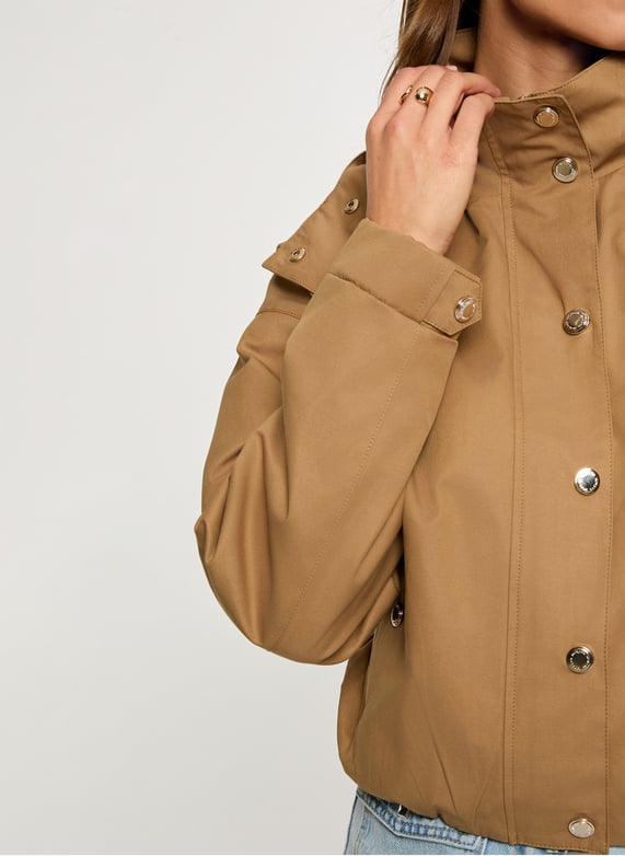 Veste à manches longues bouton coton Coldwater Creek marron Multi 62 Veste à manches longues bouton coton Coldwater Creek marron Multi 62