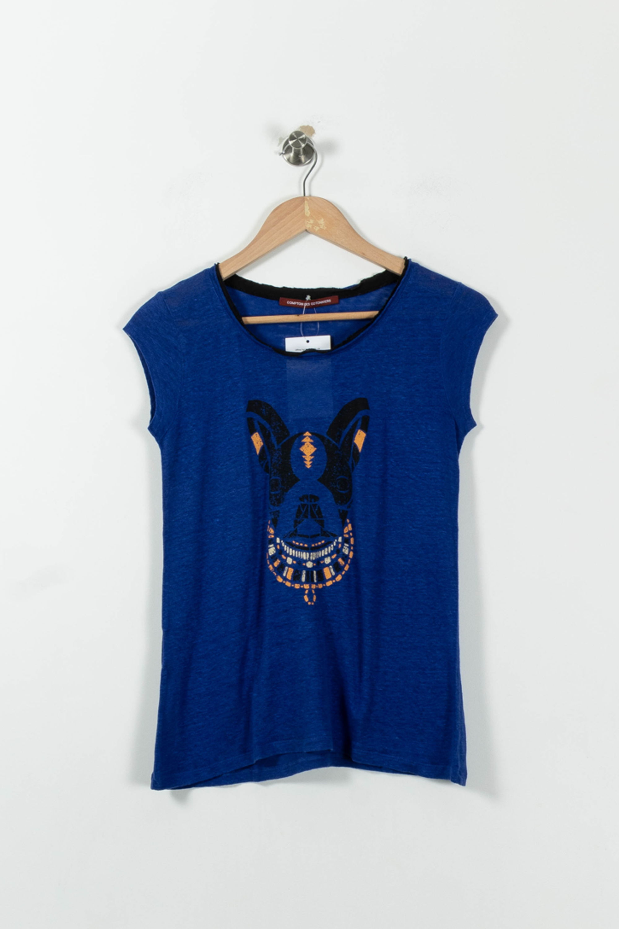 Tommy Badge T-shirt COMPTOIR DES COTONNIERS - Seconde main Blue