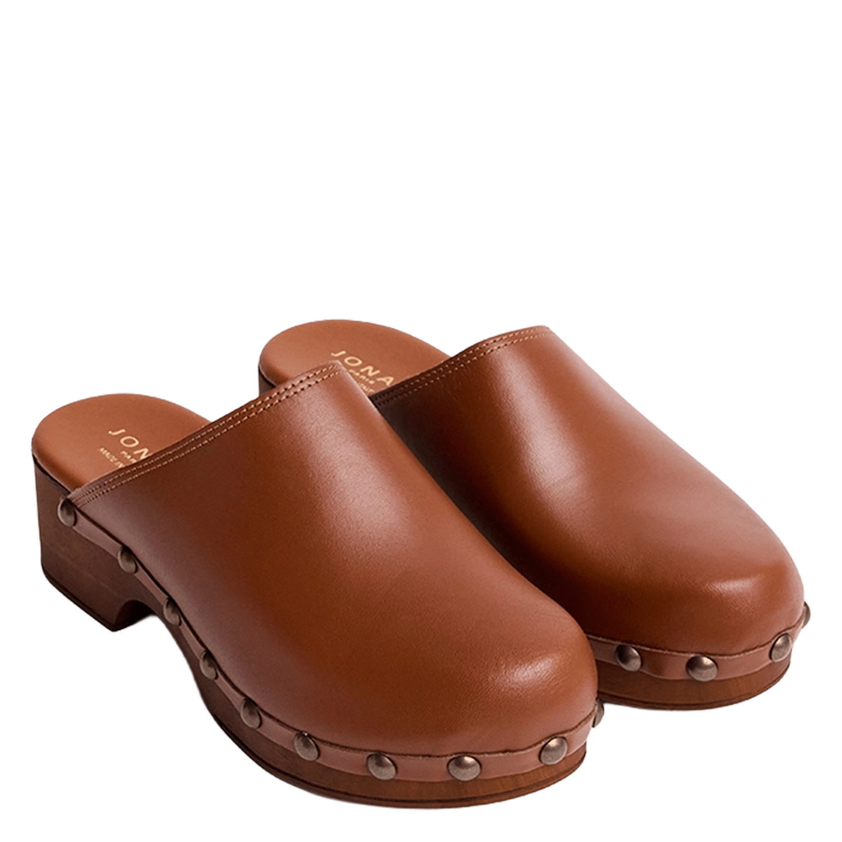 Hoge leren sandalen JONAK Bruin