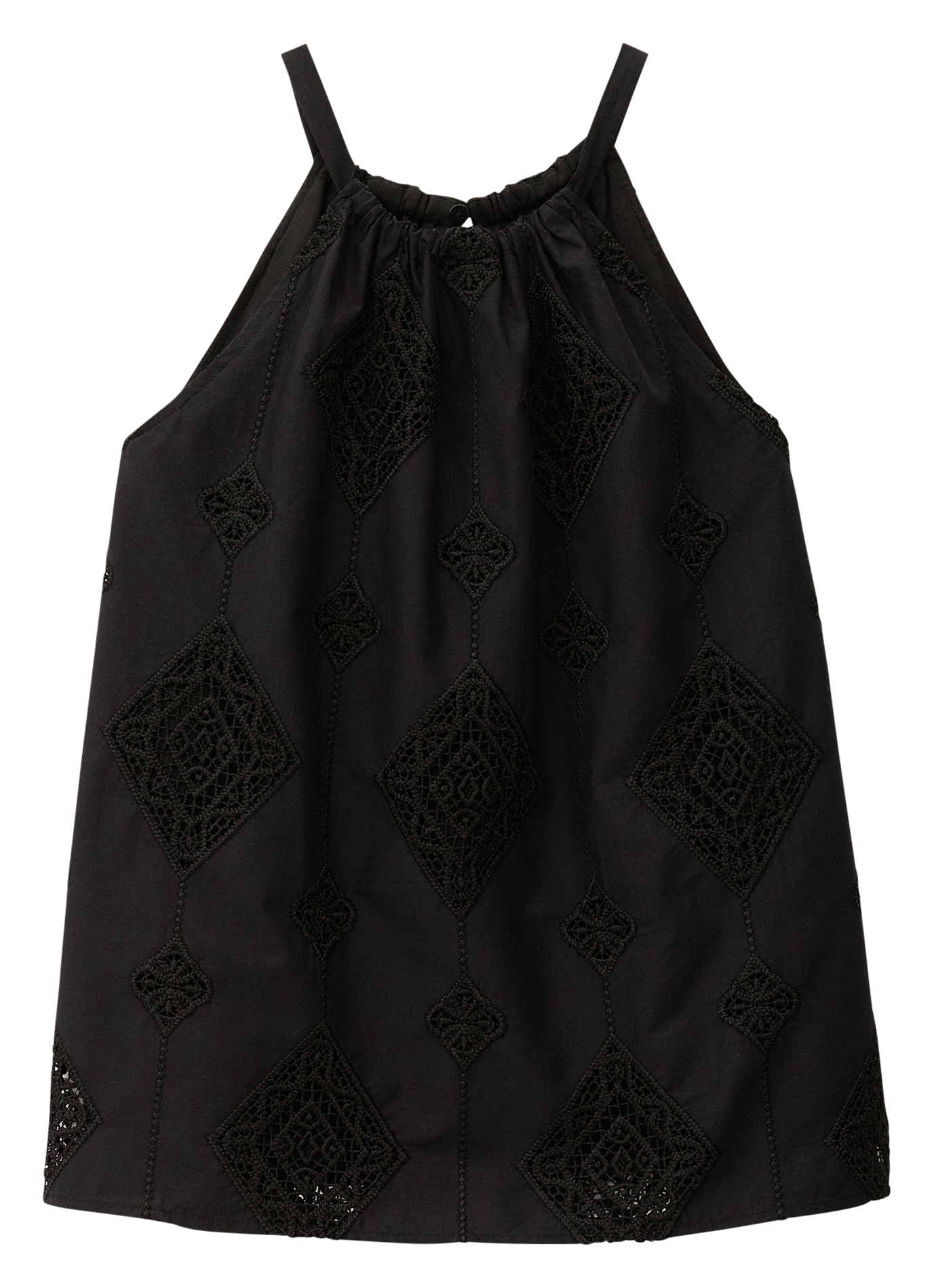 Top col rond en coton mélangé BA&SH Noir