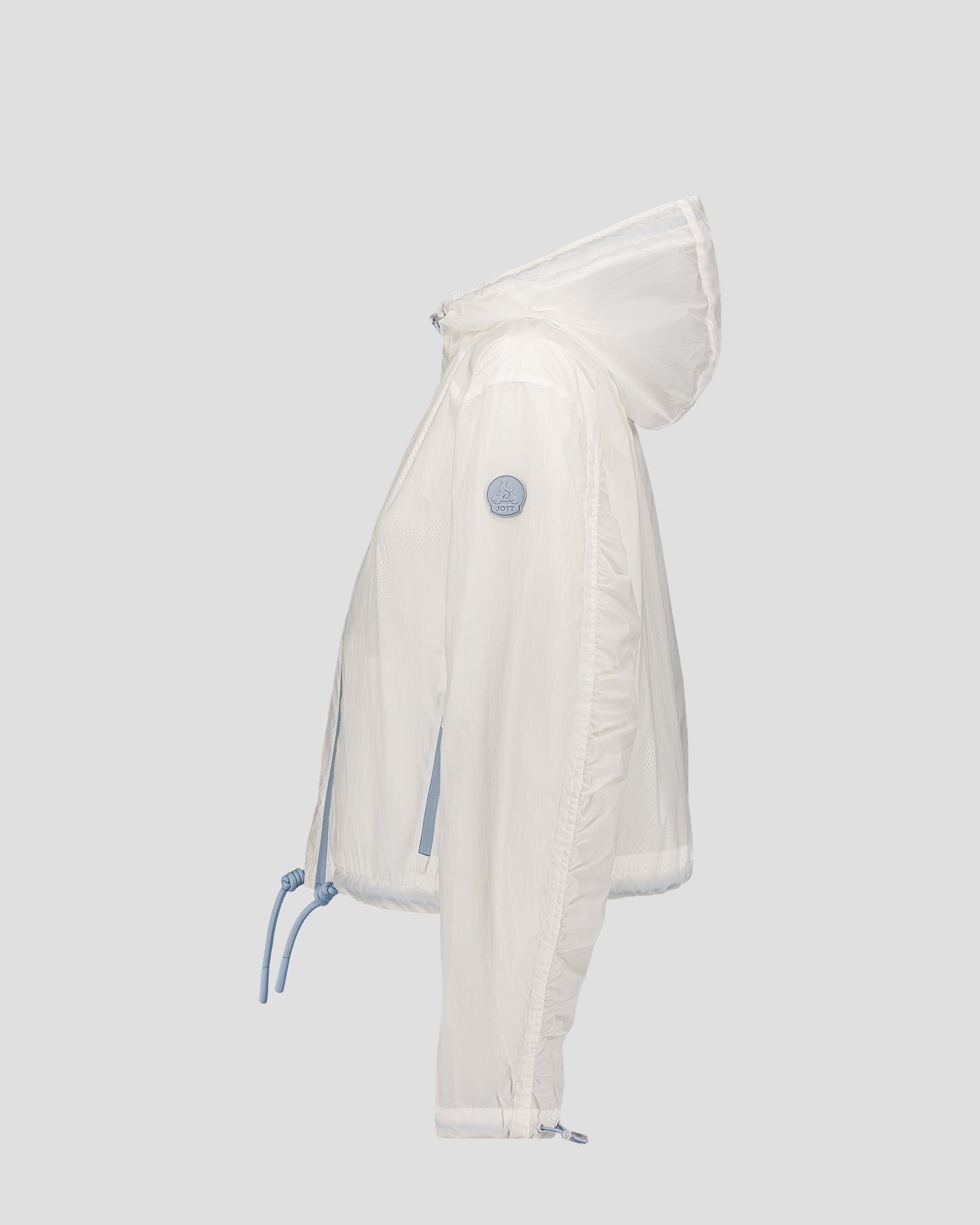 Ally Short Packable Windbreaker JOTT White