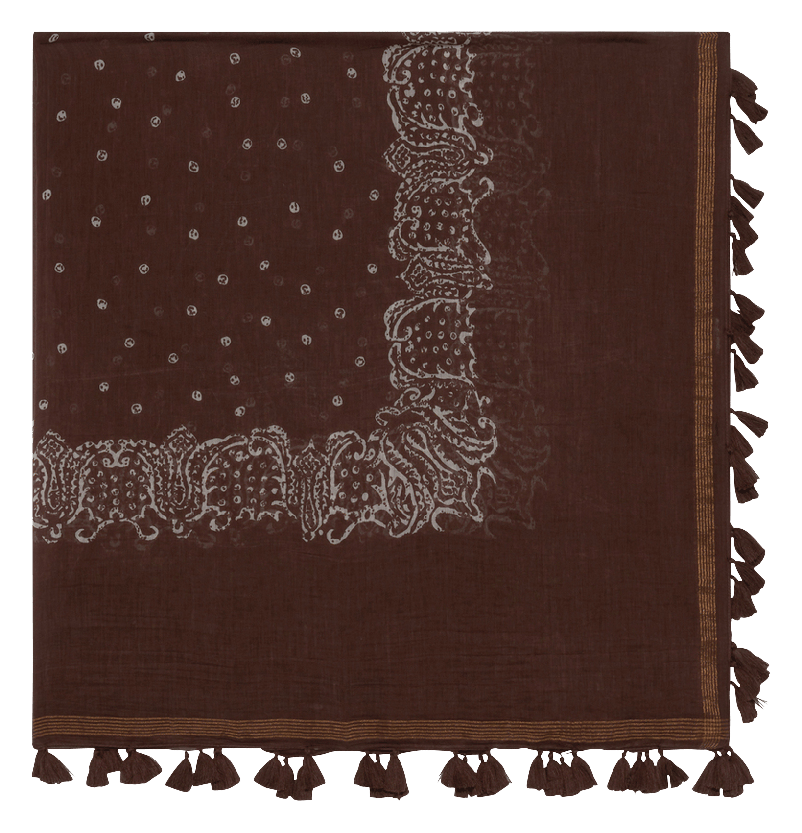 Foulard - katoenblend GERARD DAREL Bruin