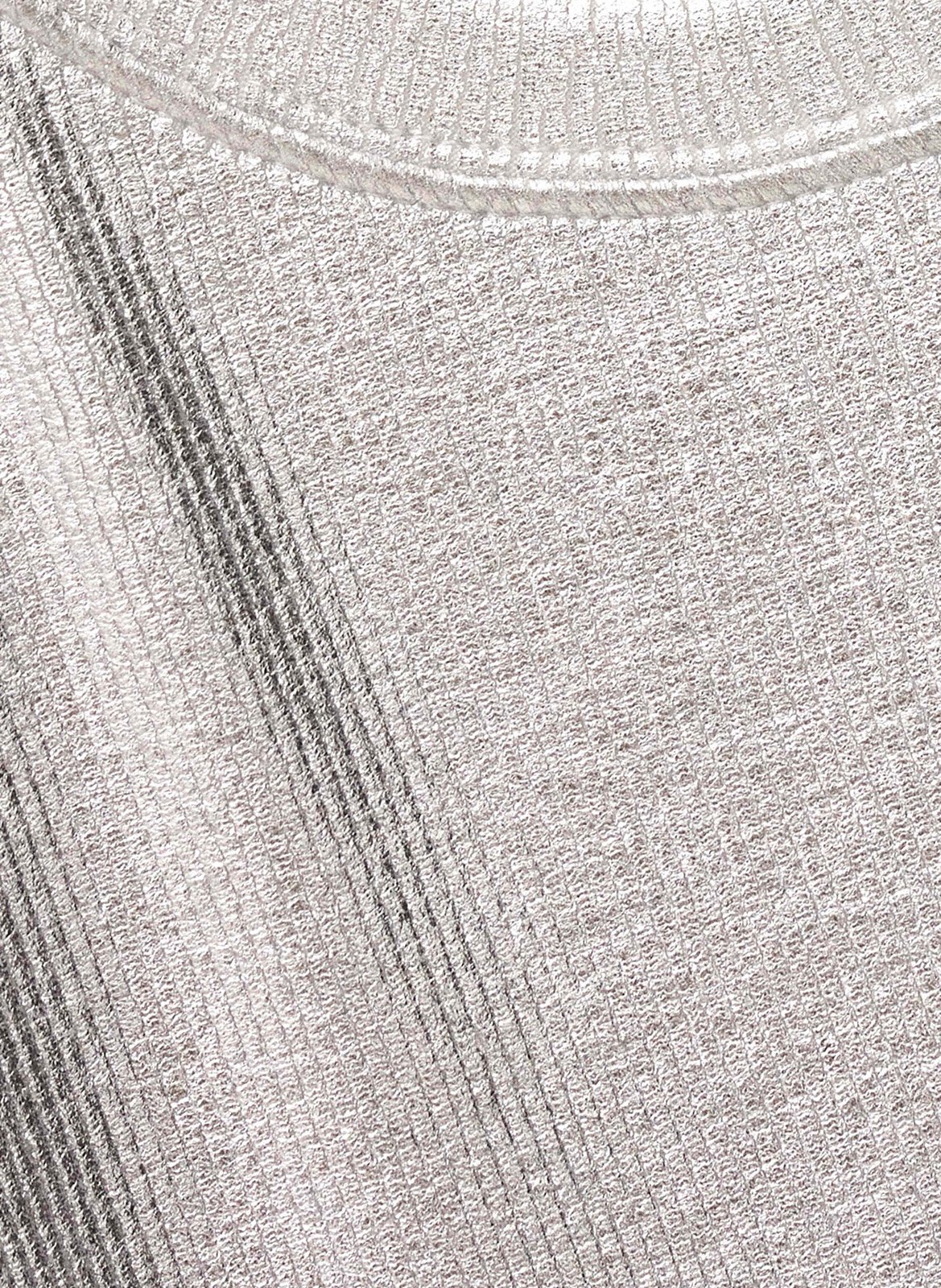 Effen top met lange mouwen en ronde hals BA&SH Zilver