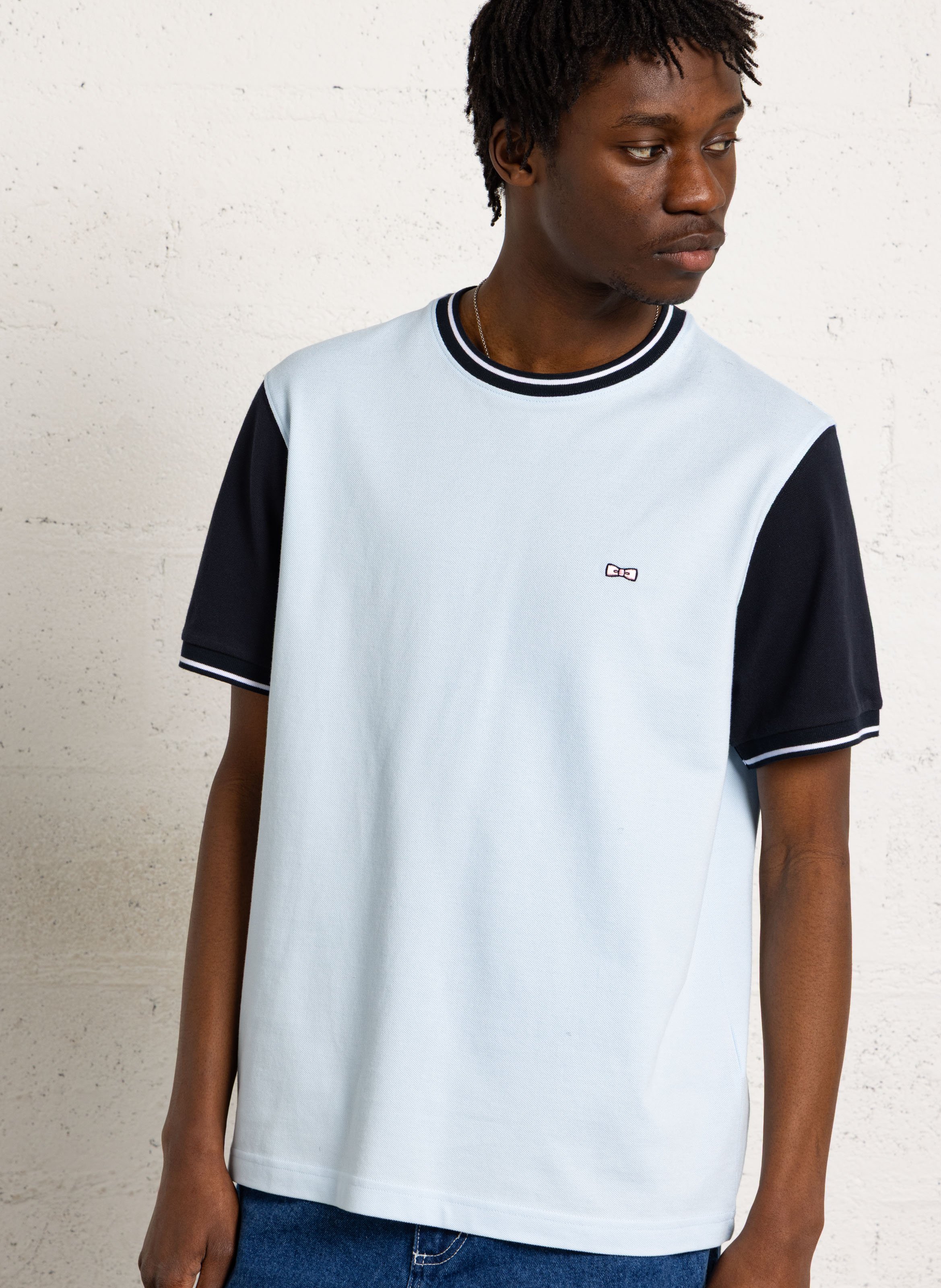 Camiliday round-neck sleeveless cotton top EDEN PARK Blue