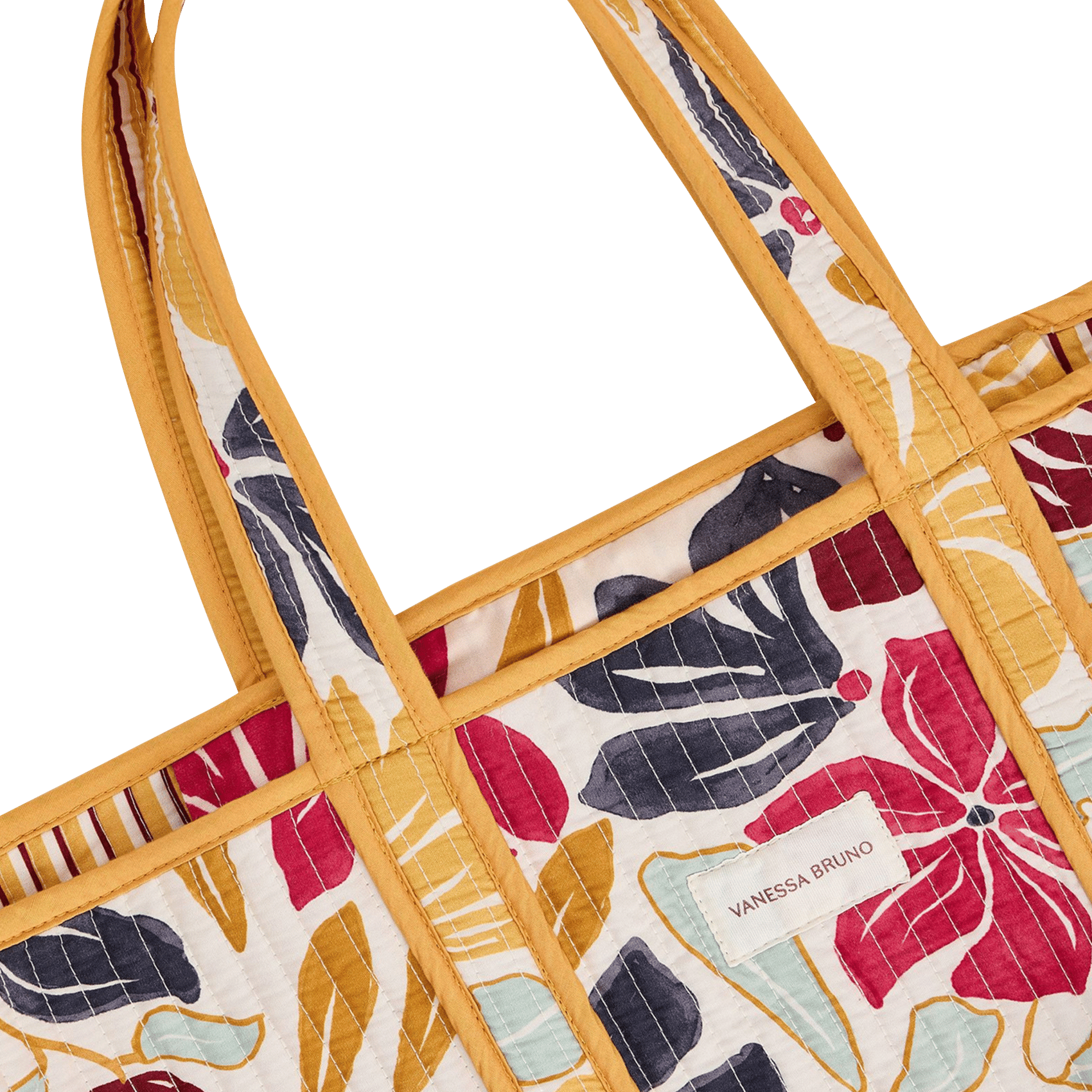 Cabas en coton VANESSA BRUNO Multicolore