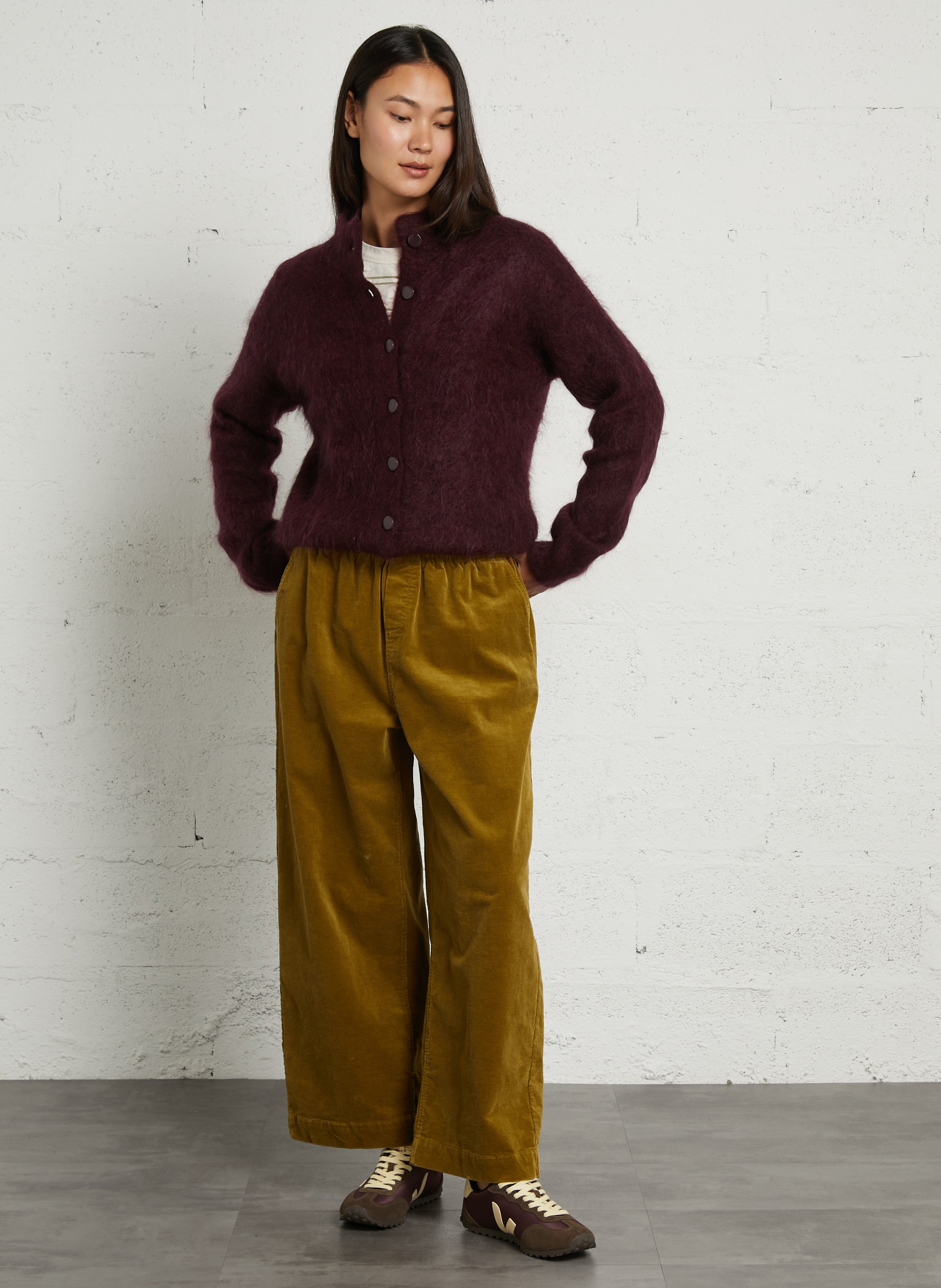 Jacke - im Oversize-Schnitt, Woll-Mix MAISON 123 Violett