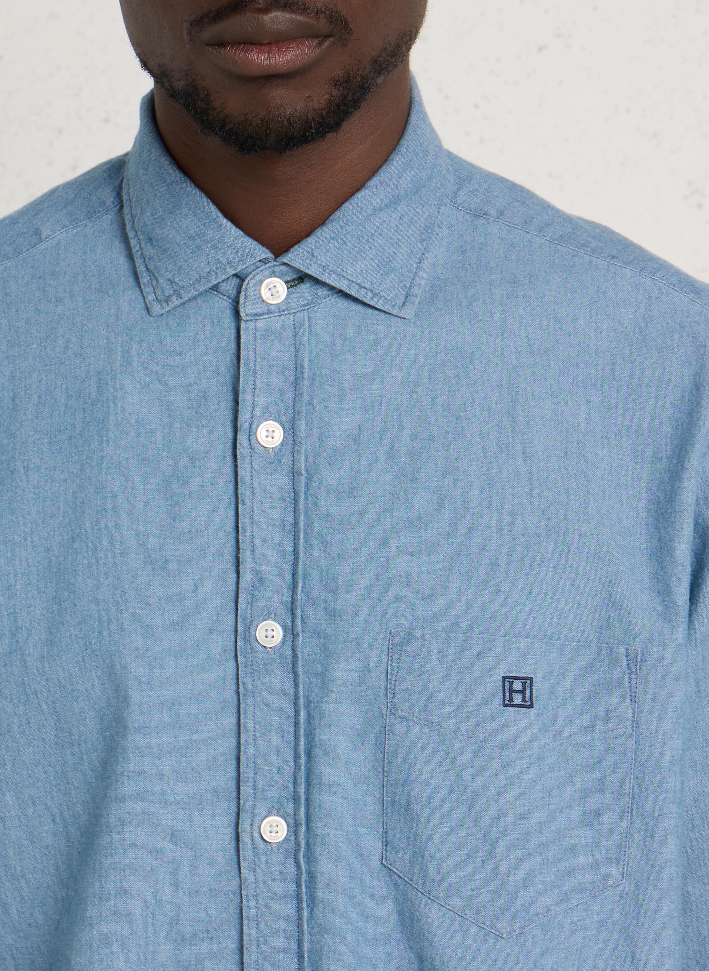 Chemise col classique HACKETT Bleu