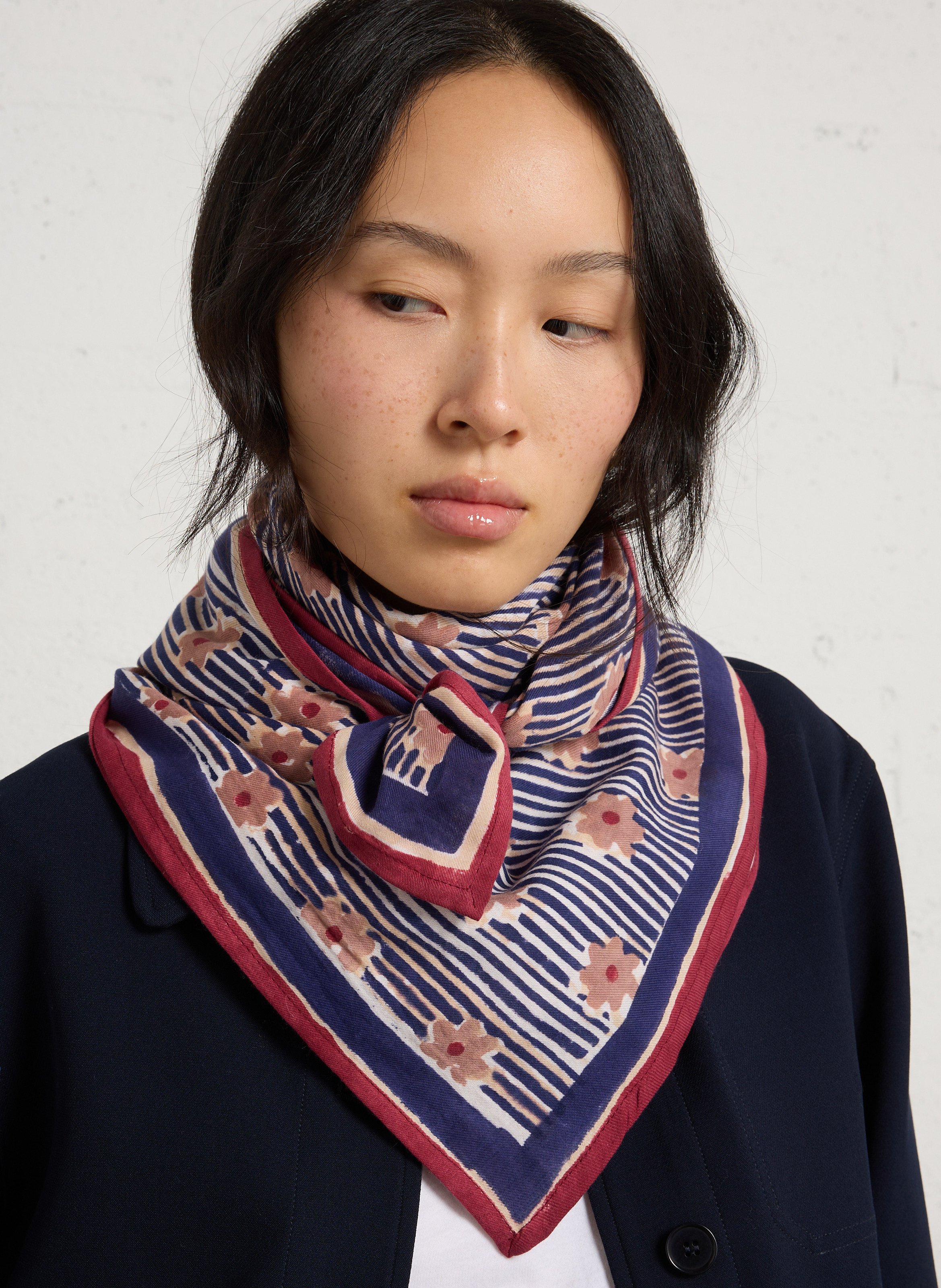 Foulard en coton APACHES COLLECTIONS Multicolore