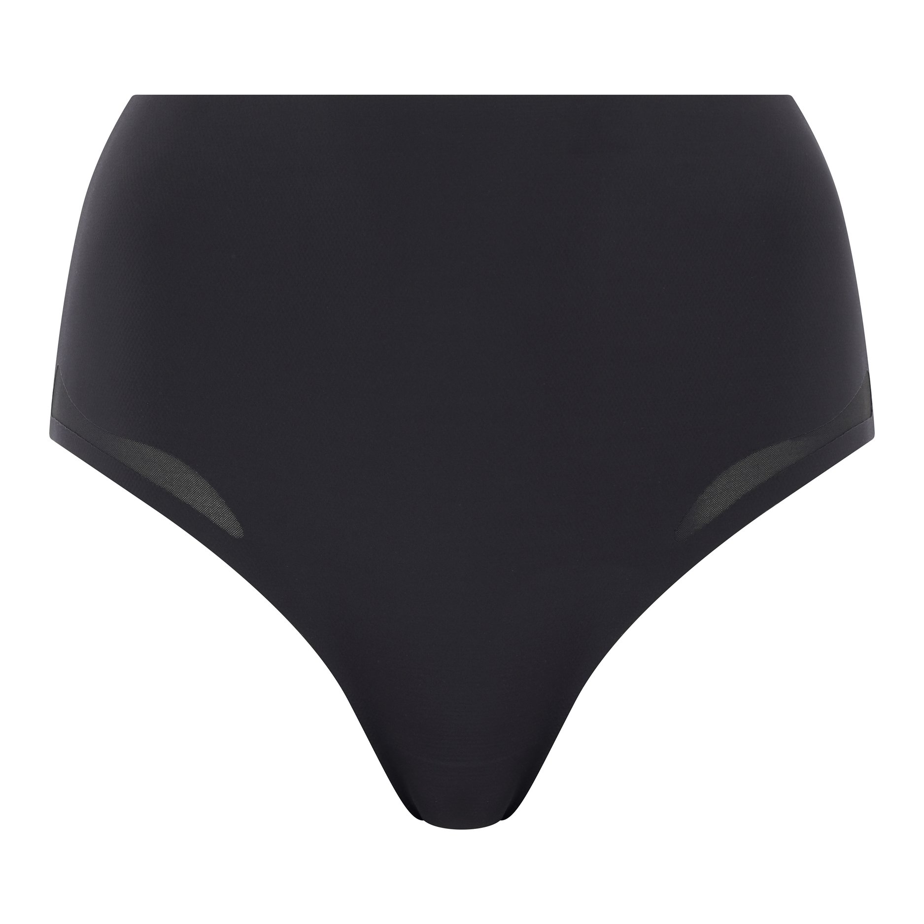High-waisted support panties CHANTELLE Black