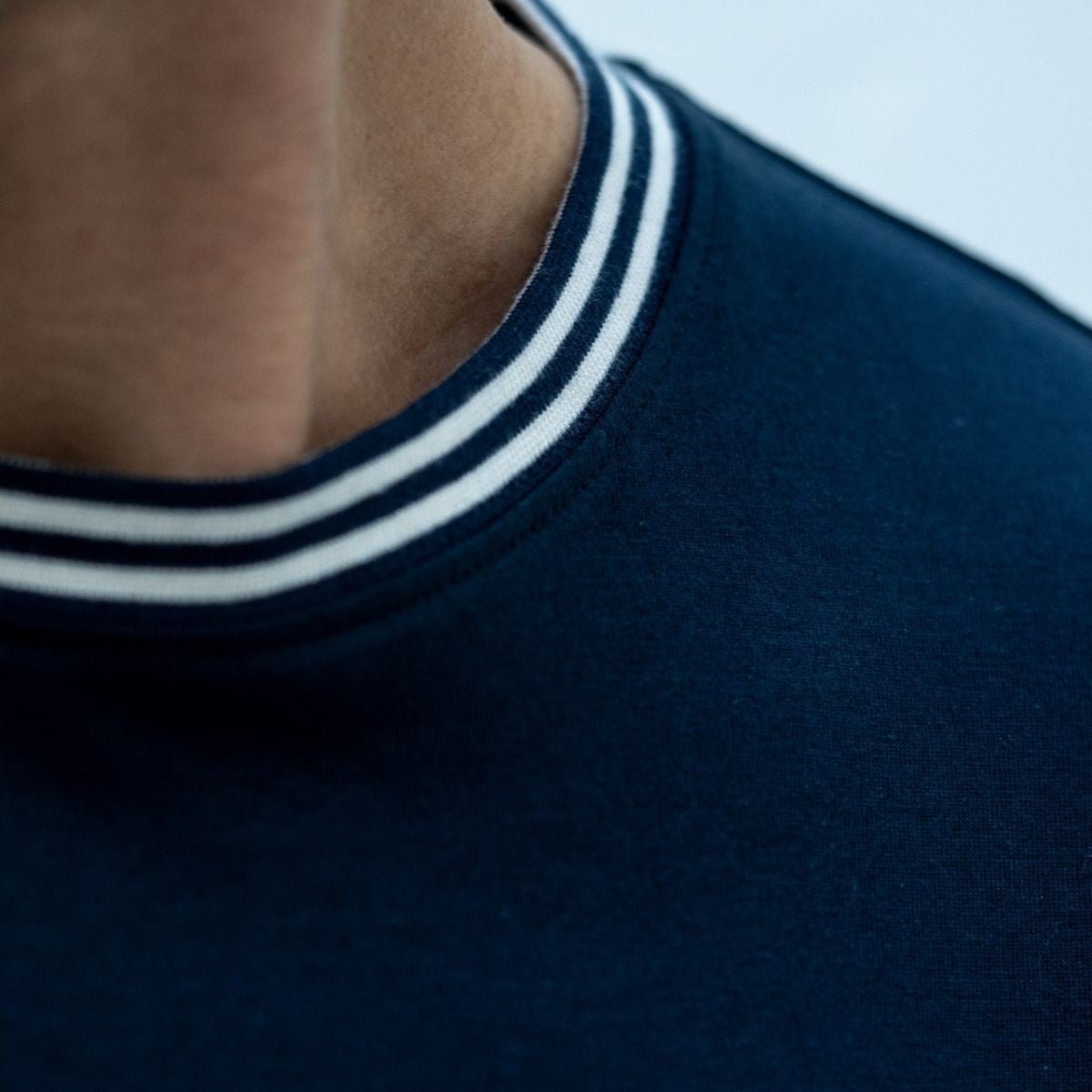 Organic cotton vintage T-shirt BILLYBELT Blue