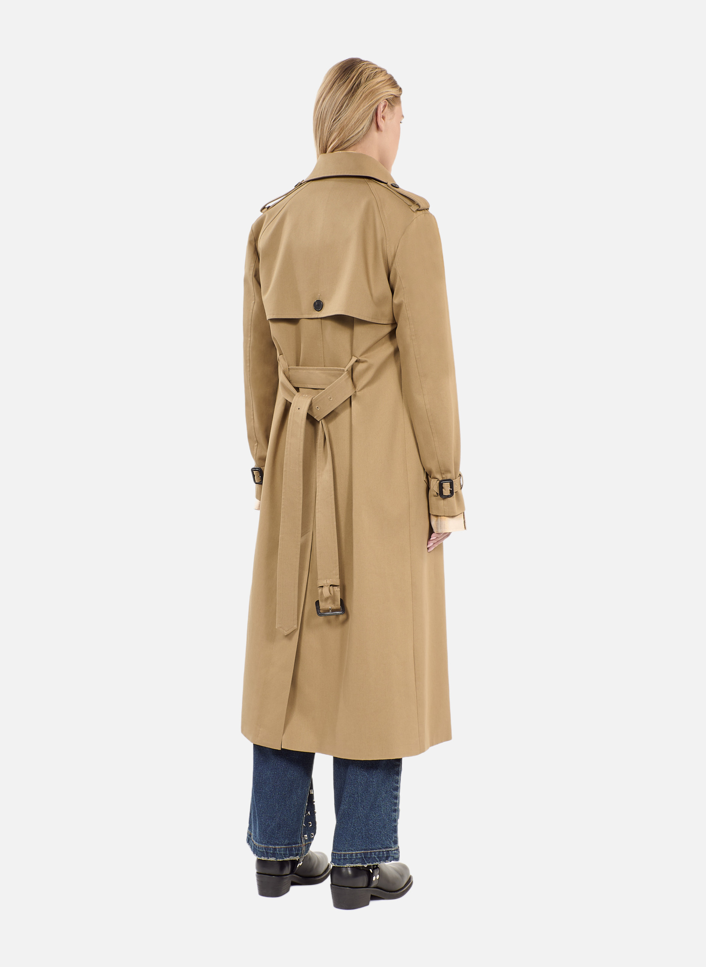 Dorry long trench coat THE KOOPLES Beige