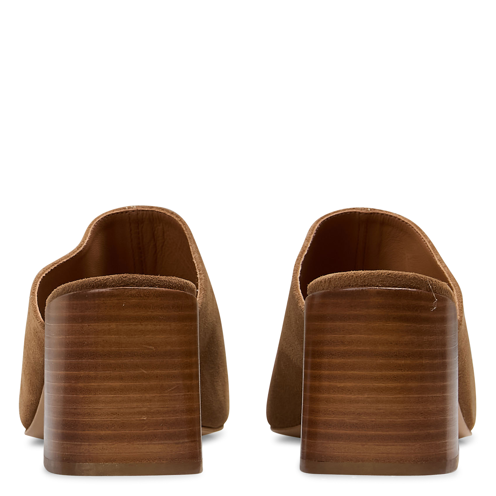 Mules à talon en cuir velours MELLOW YELLOW Beige