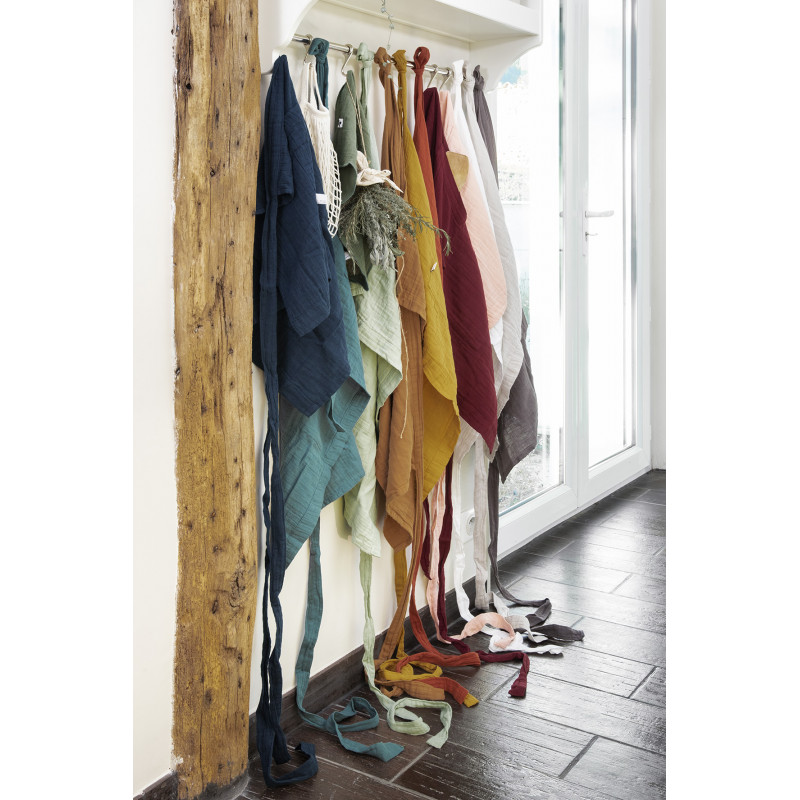Chef apron in cotton gauze L'EFFET PAPILLON Brown