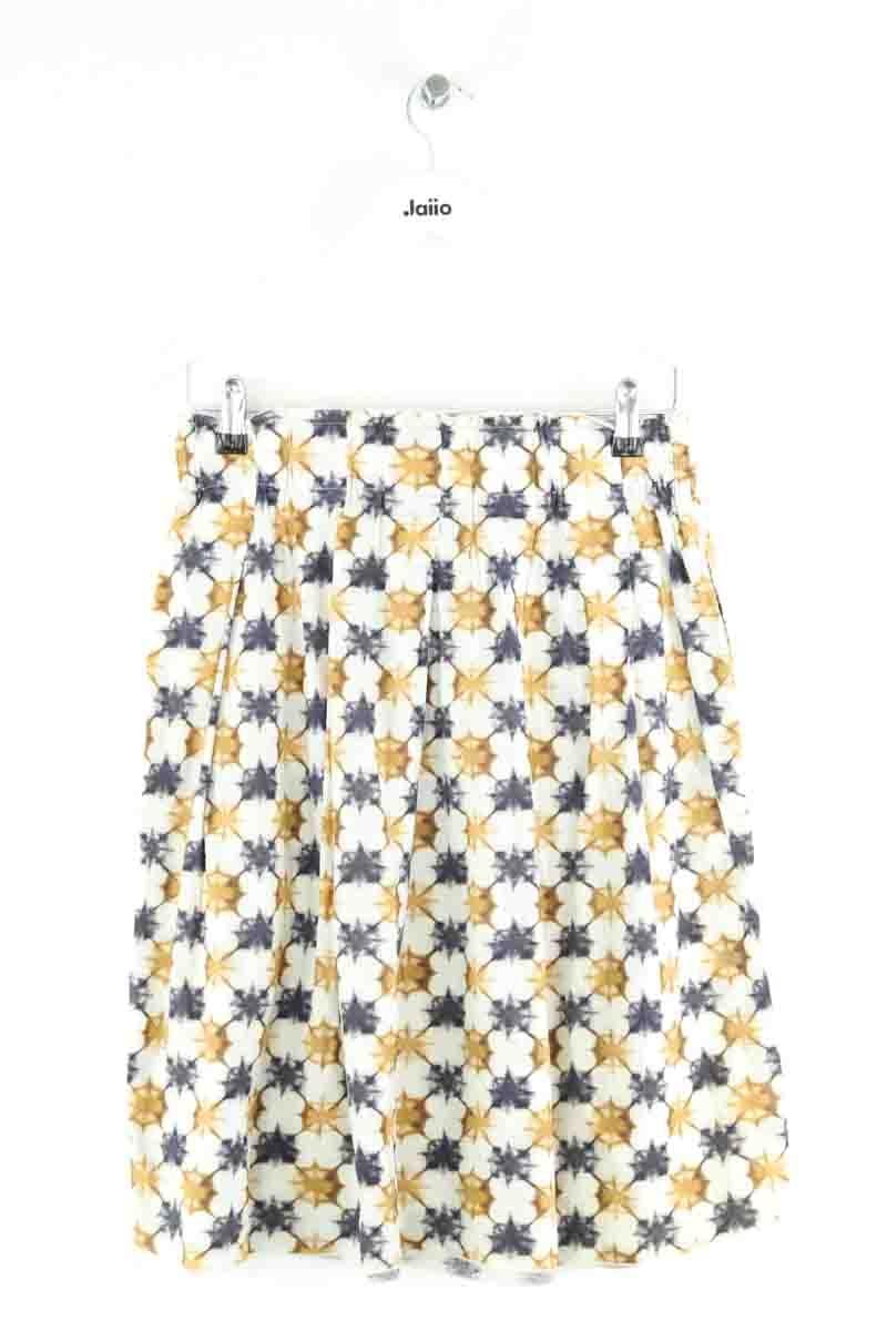 Cotton mini skirt CHLOE STORA - SECONDE MAIN White