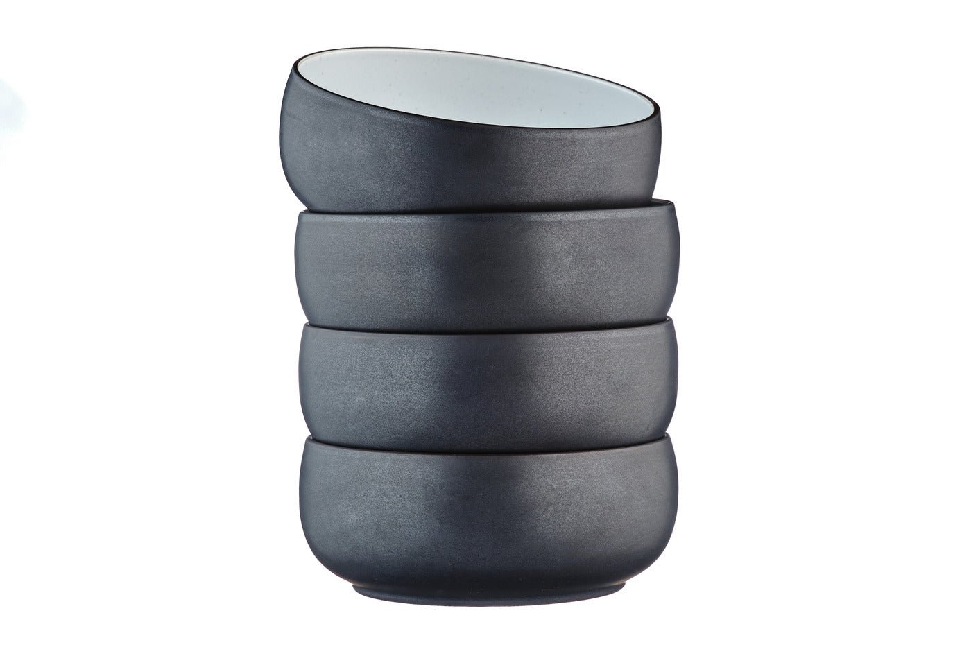 Gourmet bowl ø15cm - 4 pieces - onyx BJORN Black
