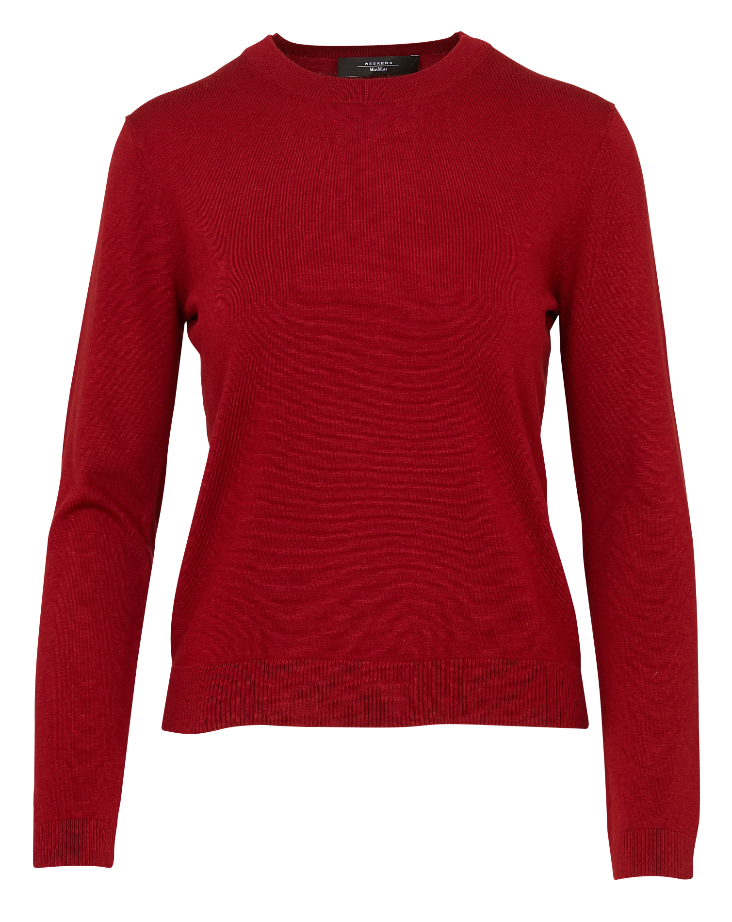Straight round neck sweater MAX MARA WEEK END Red
