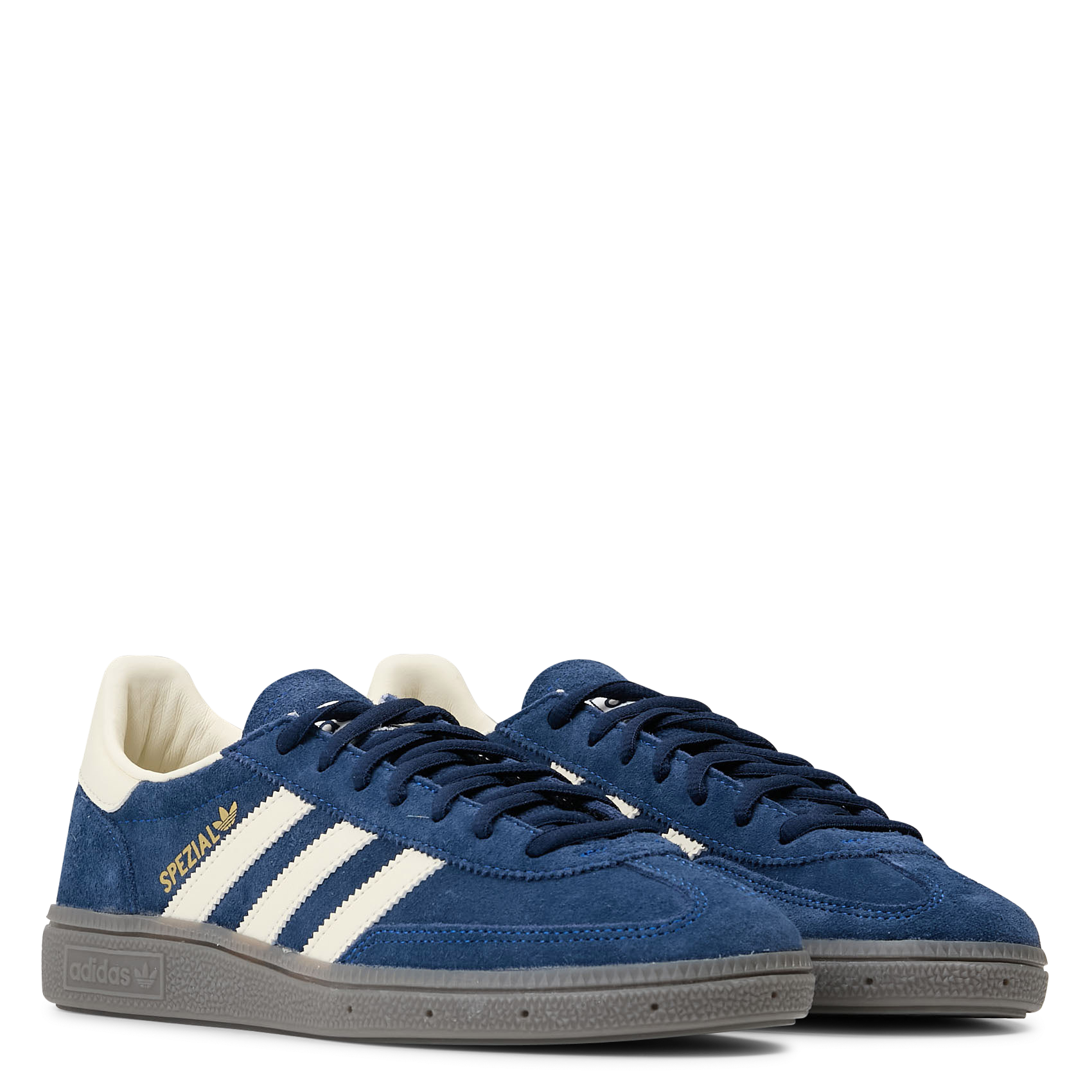 Baskets basses en cuir ADIDAS Bleu