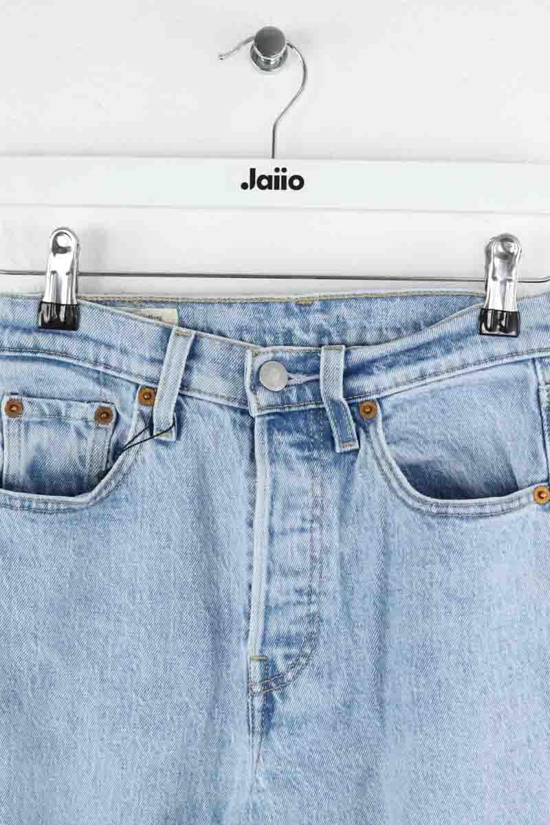 501? straight cotton jeans LEVI'S - Seconde main Blue