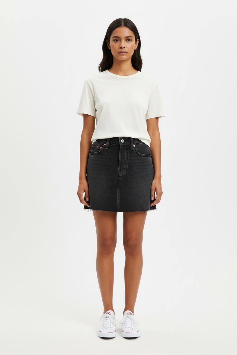 Short & midi skirt LEVI'S - Seconde main Grey