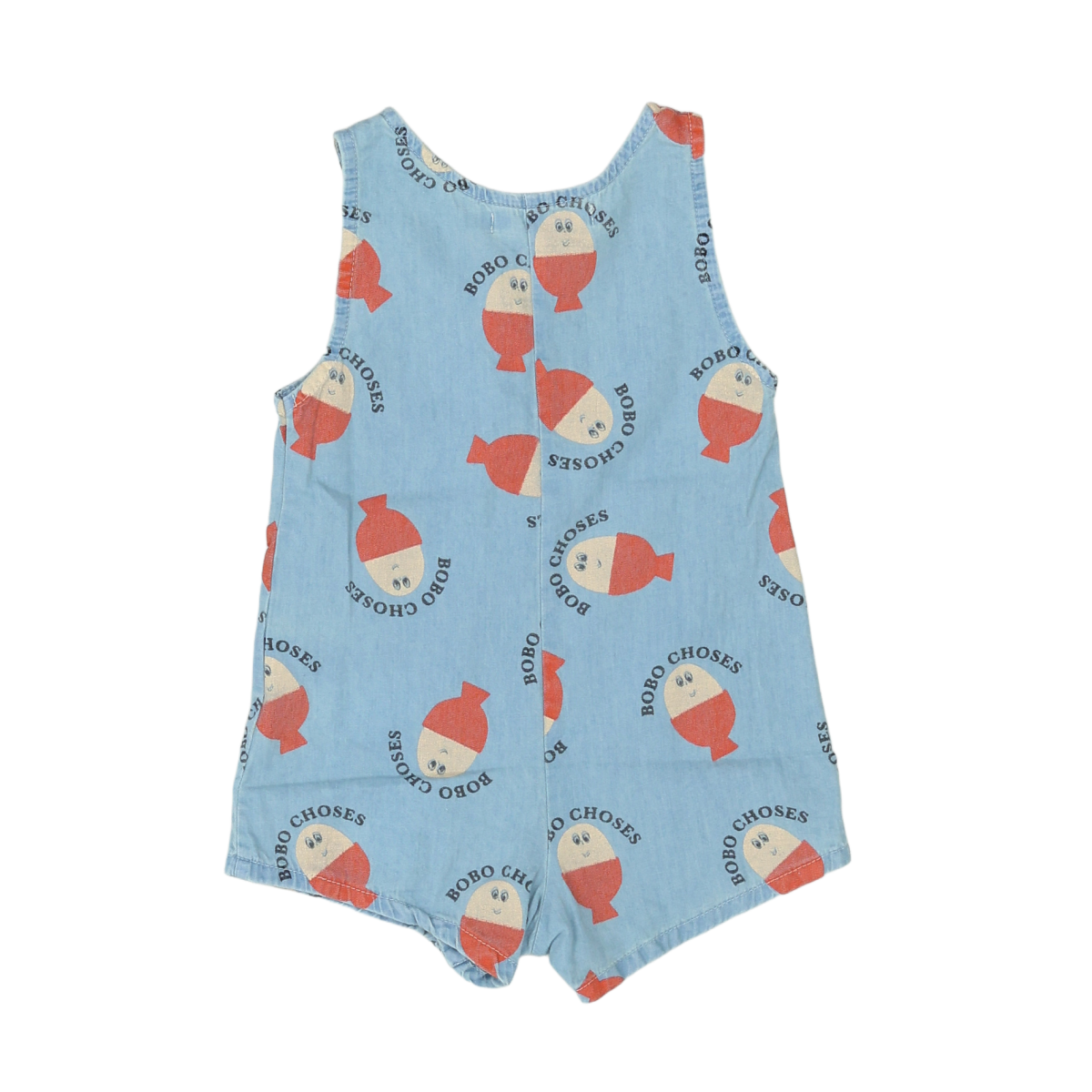 Blue Baby Romper - 3 months BOBO CHOSES - Seconde Main Blue