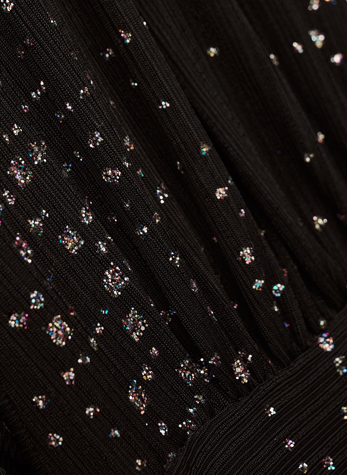 Robe longue ample à détails brillants BA&SH Noir