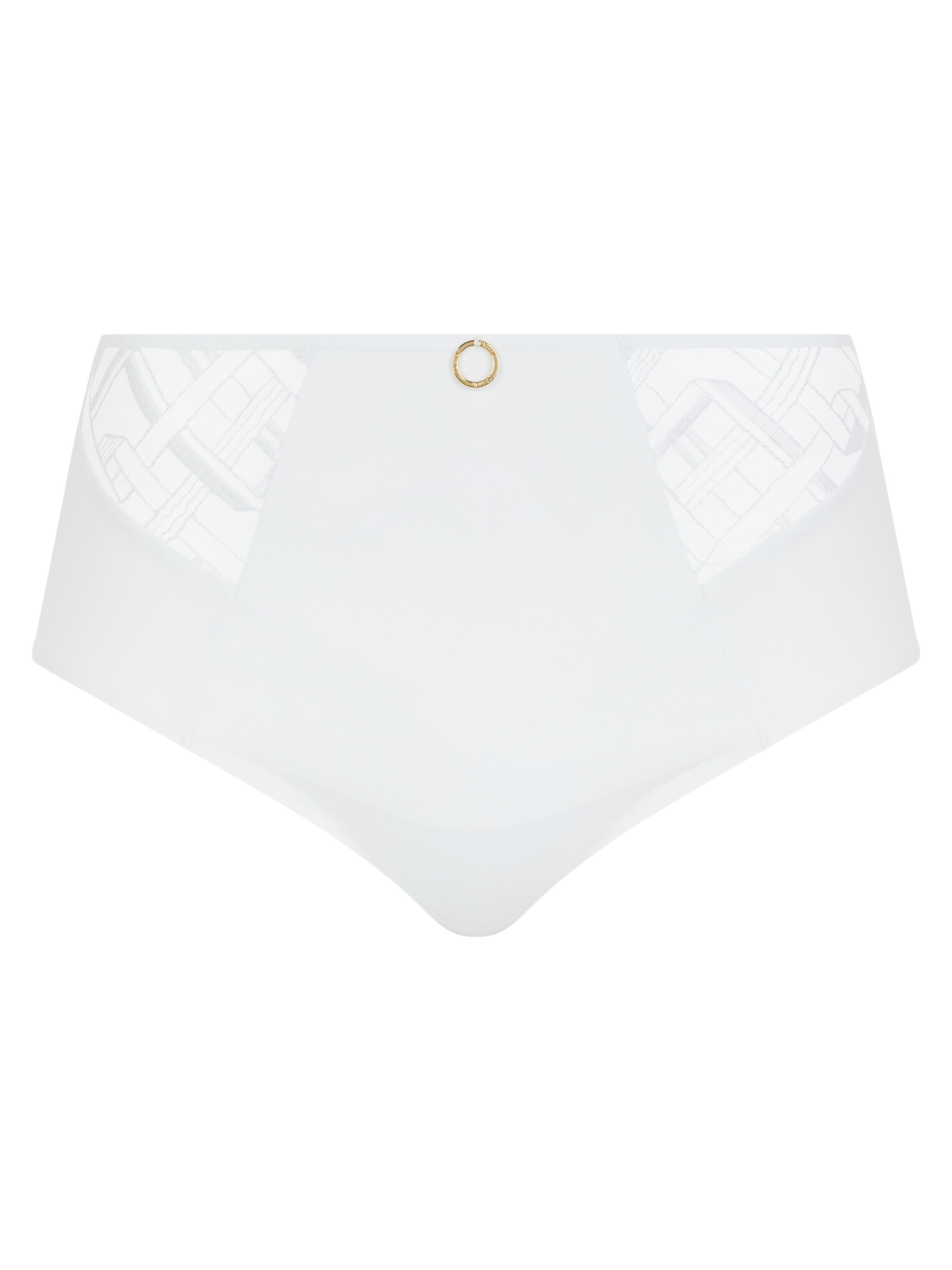 High-waisted lace panties CHANTELLE White