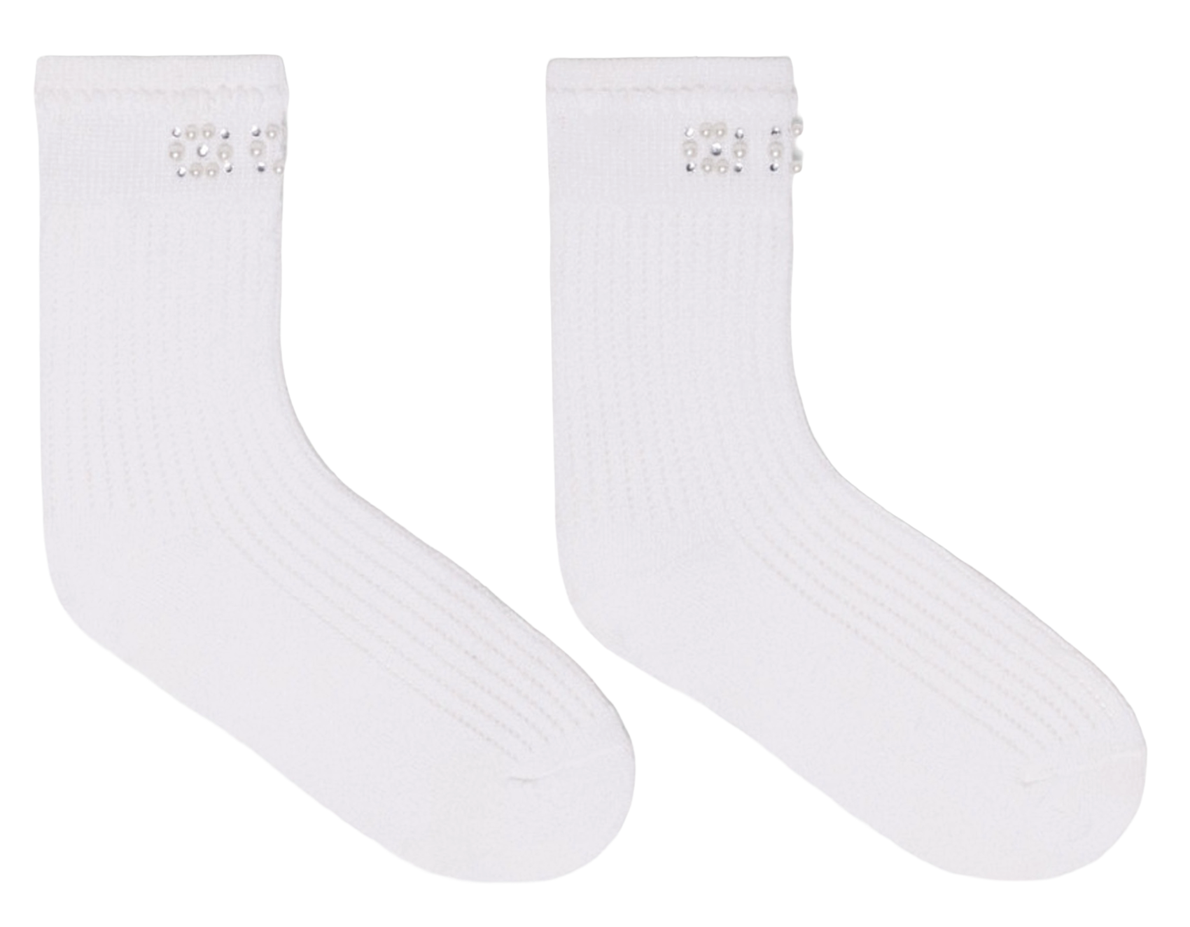 Chaussettes eb cotob mélangé  MAJE Blanc