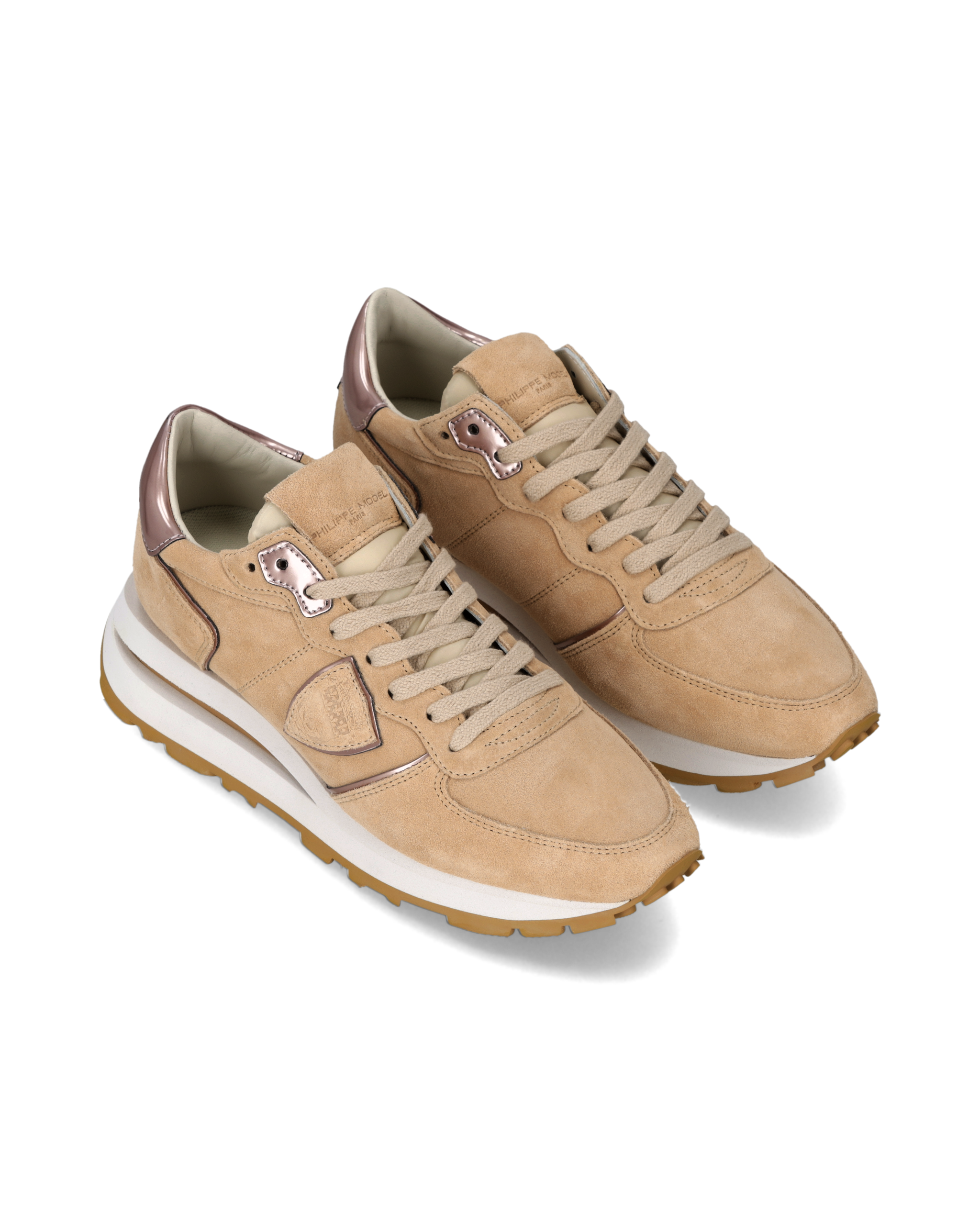 High-top running sneakers PHILIPPE MODEL Beige