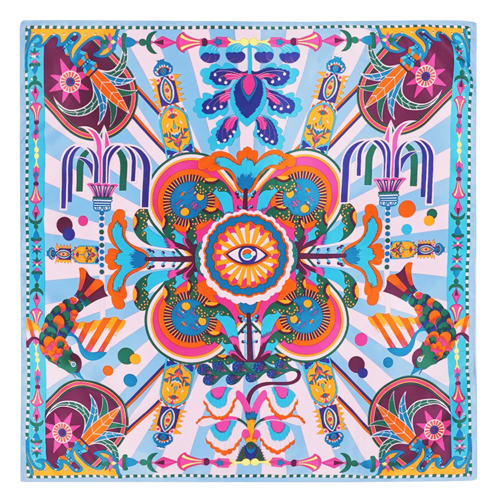 - 86 x 182 cm. WILD Blau