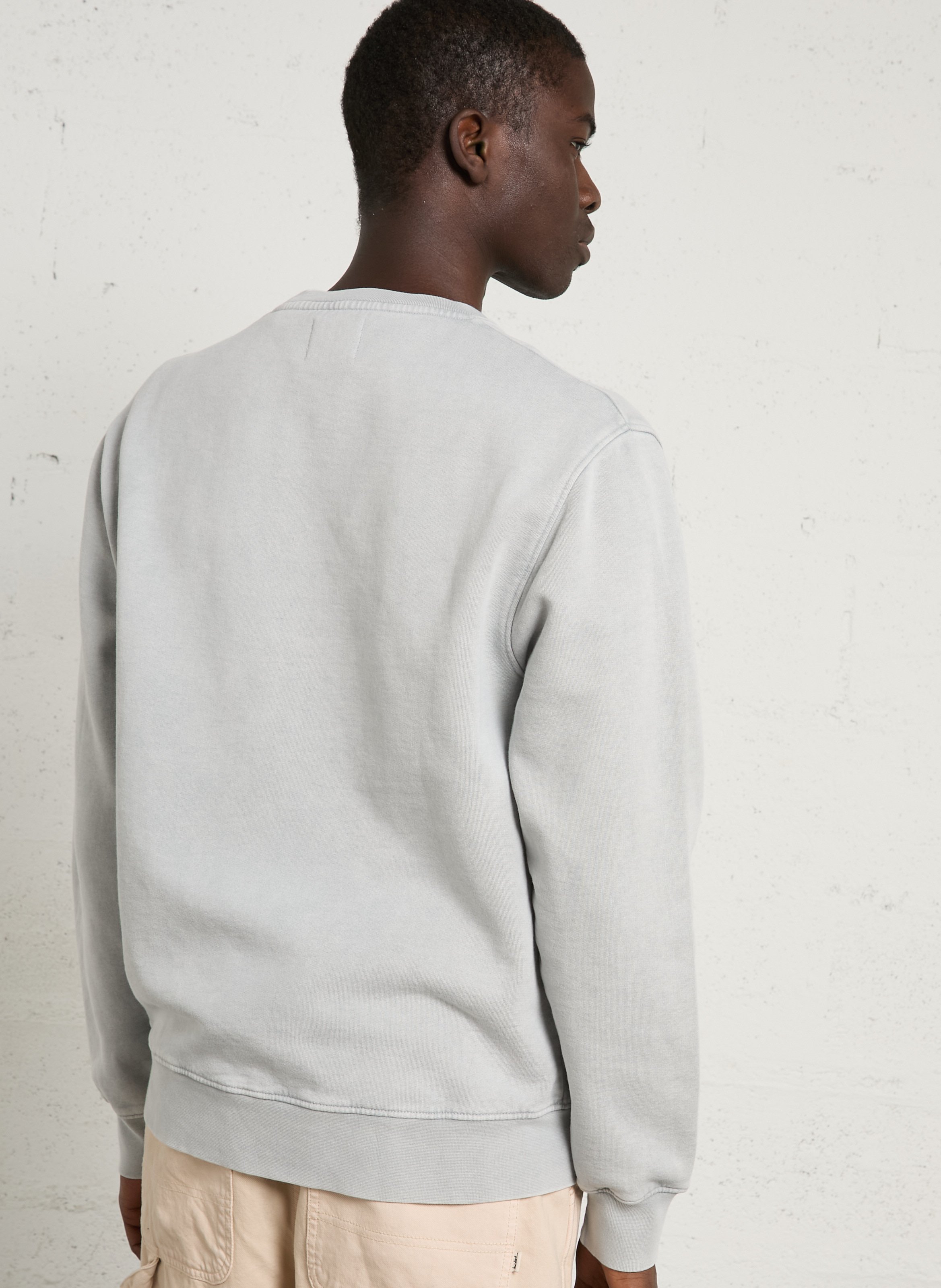 Rundhals-Sweatshirt aus Bio-Baumwolle, Regular Fit COLORFUL STANDARD Grau