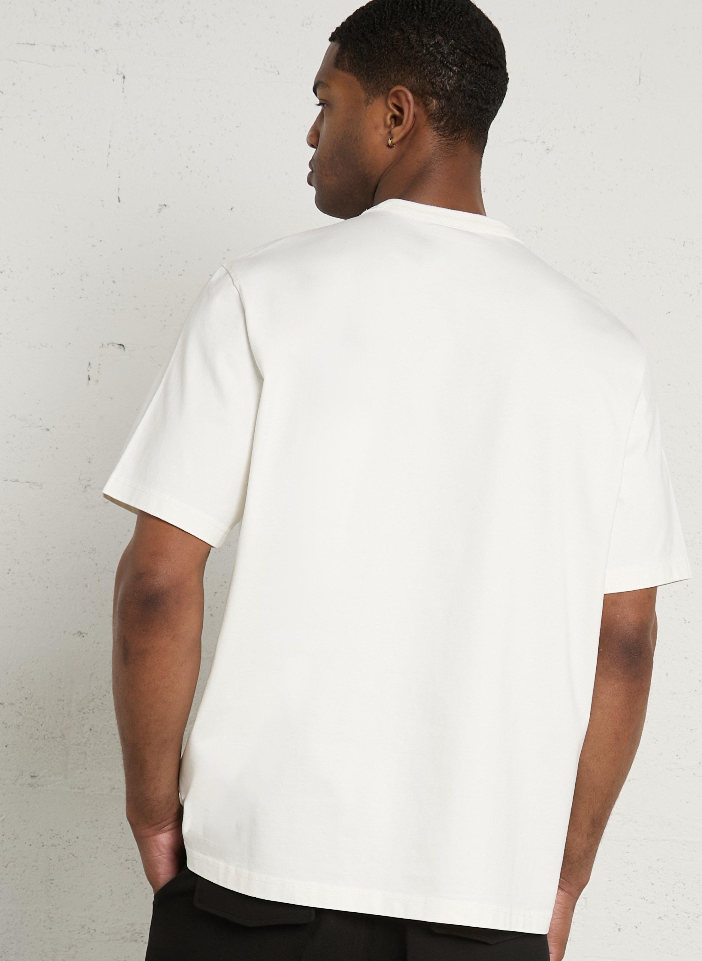 Oversize-T-Shirt aus Baumwolle mit Rundhalsausschnitt PAUL SMITH Weiss