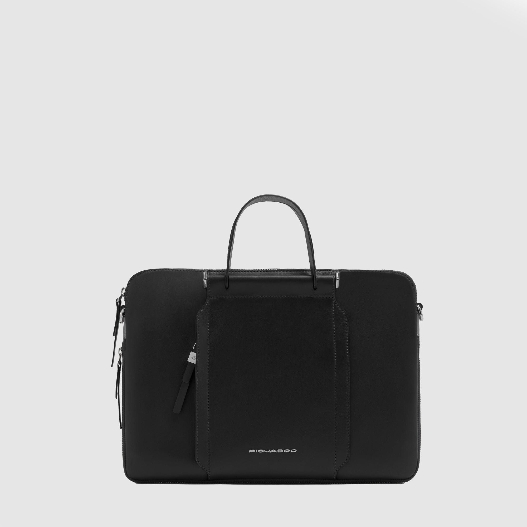 Expandable 14" women's laptop bag Black